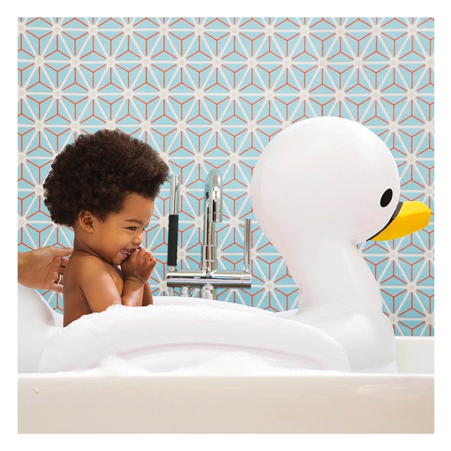 Bain de Cygne gonflable White Hot de Munchkin