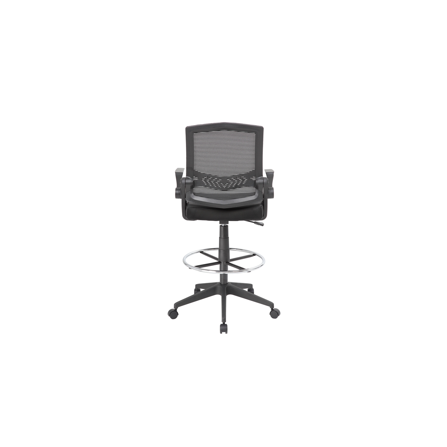 Scranton & Co Sit-Stand Adjustable Mesh Chair with Flip Arms