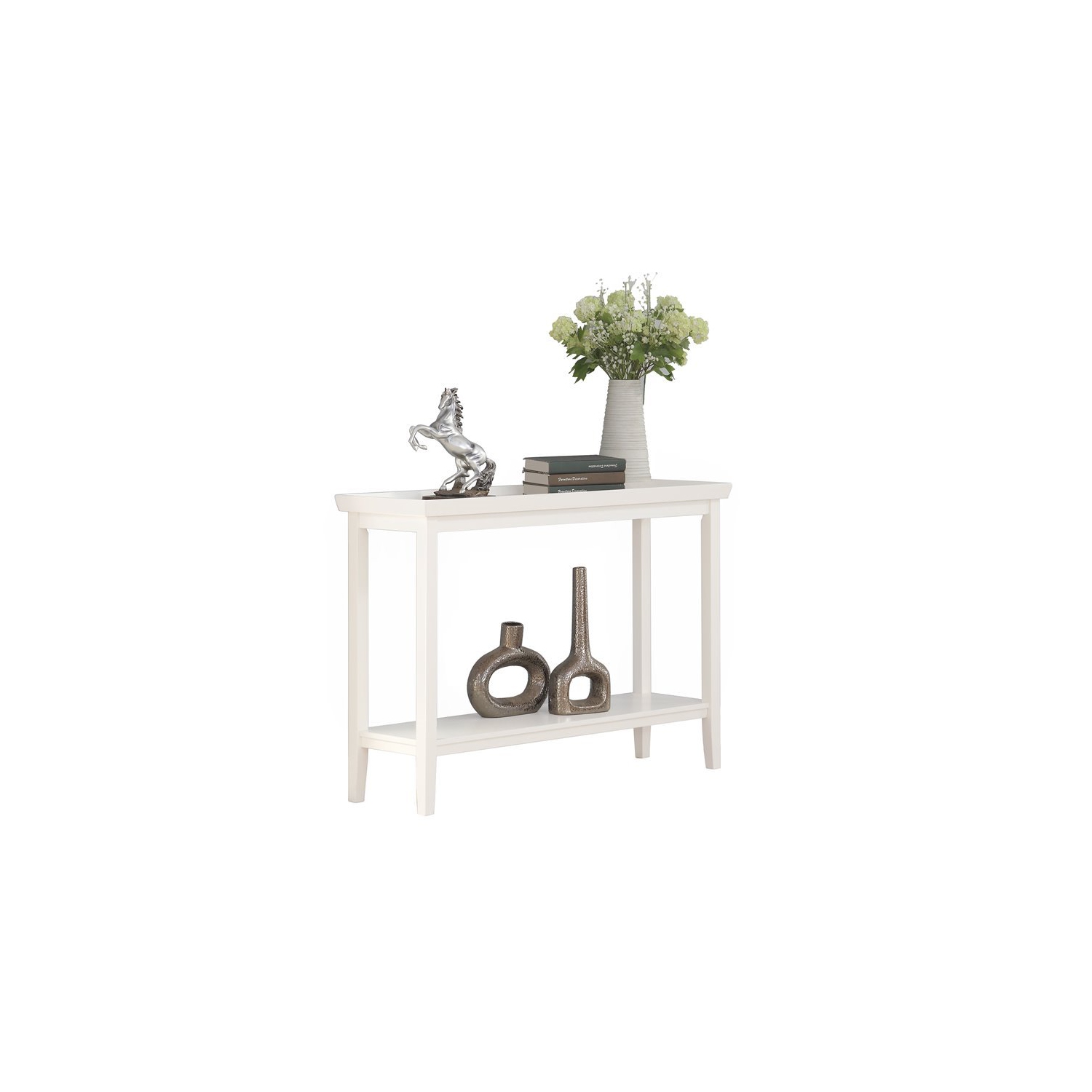 Convenience Concepts Ledgewood Console Table in White Wood Finish Best  Buy Canada