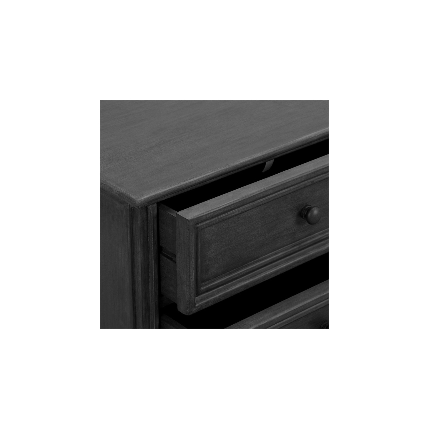 Armoire de rangement à 3 tiroirs Finch, gris foncé