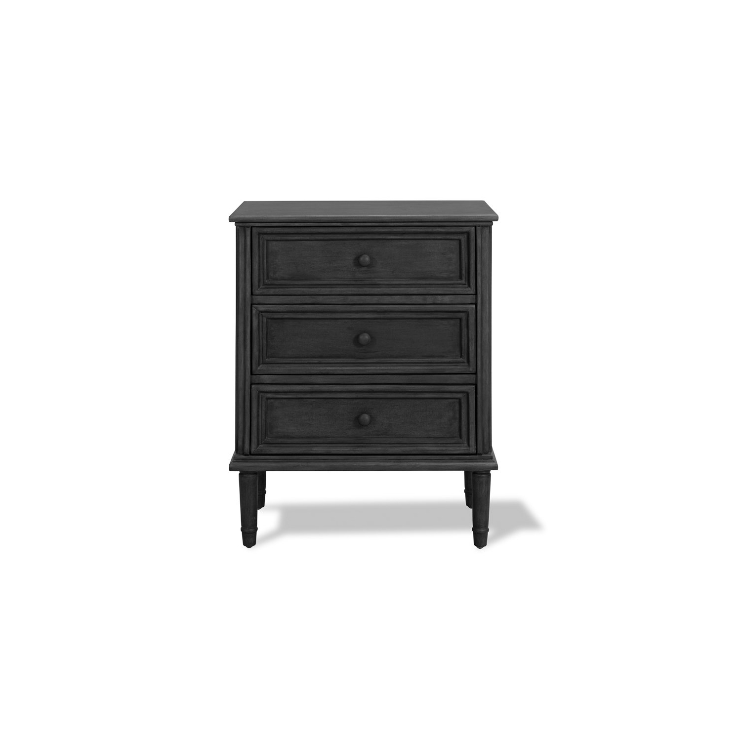 Armoire de rangement à 3 tiroirs Finch, gris foncé