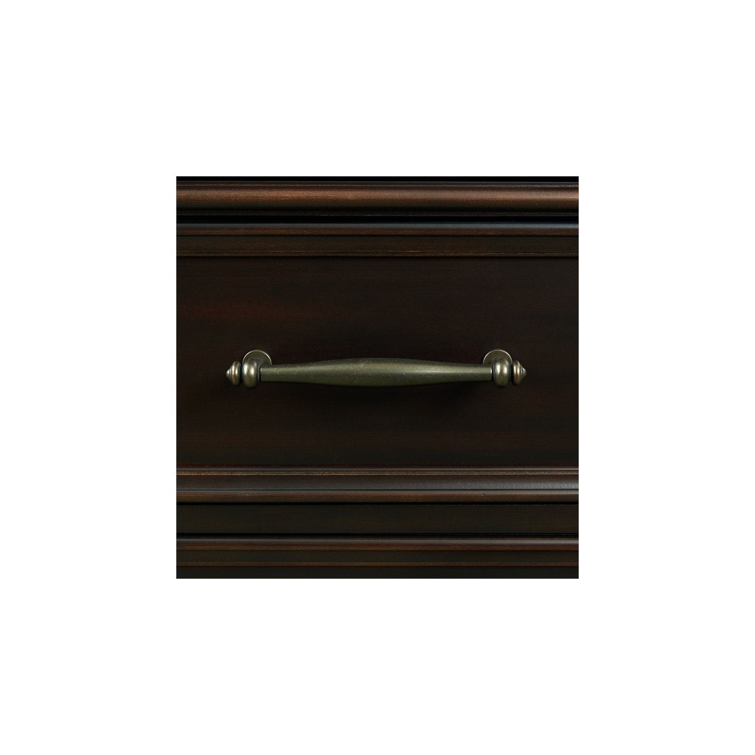 Table de chevet à 3 tiroirs Brooks de Picket House Furnishings avec ports USB - Noir