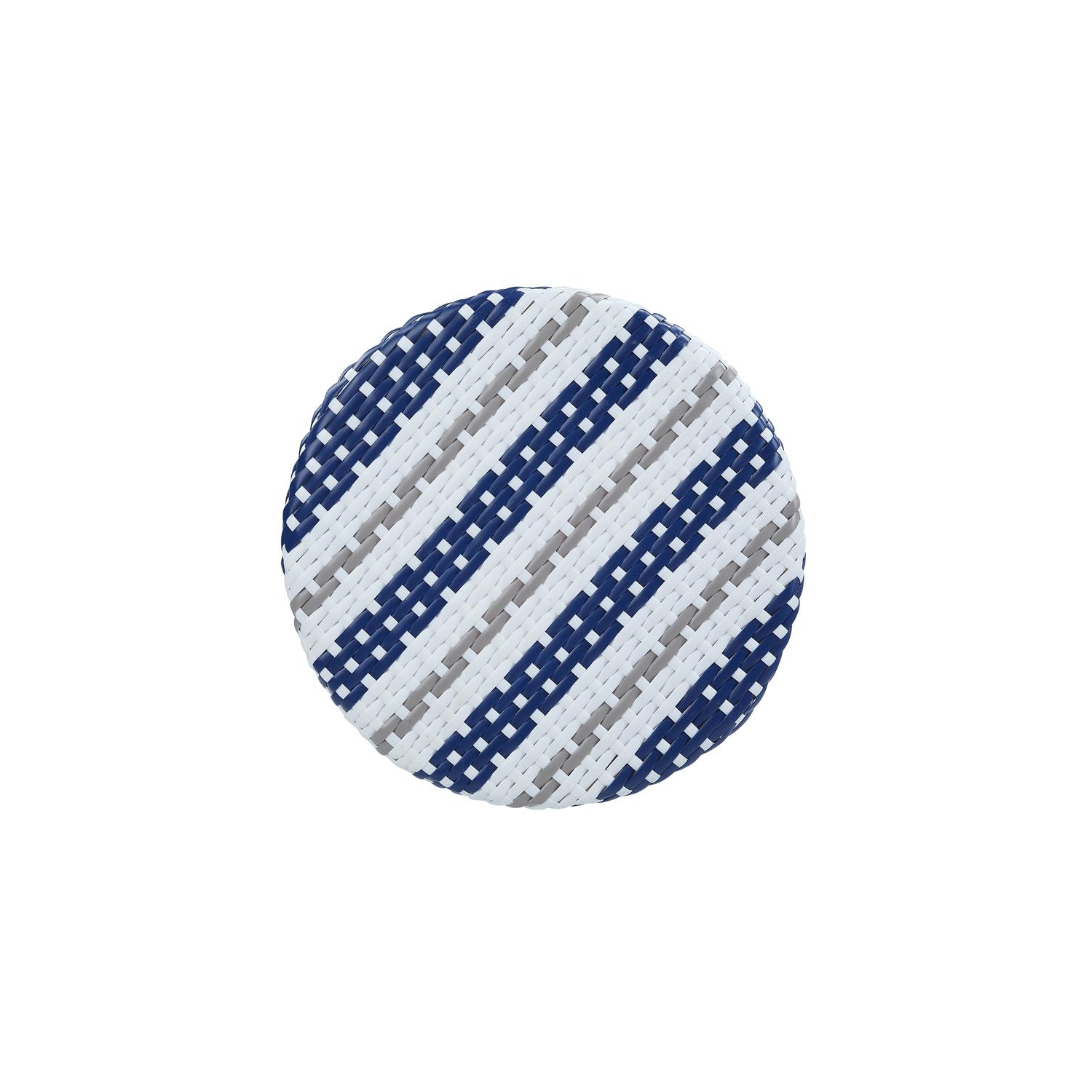 Furniture of America Binde Aluminum 26-inch Patio Barstool in Navy