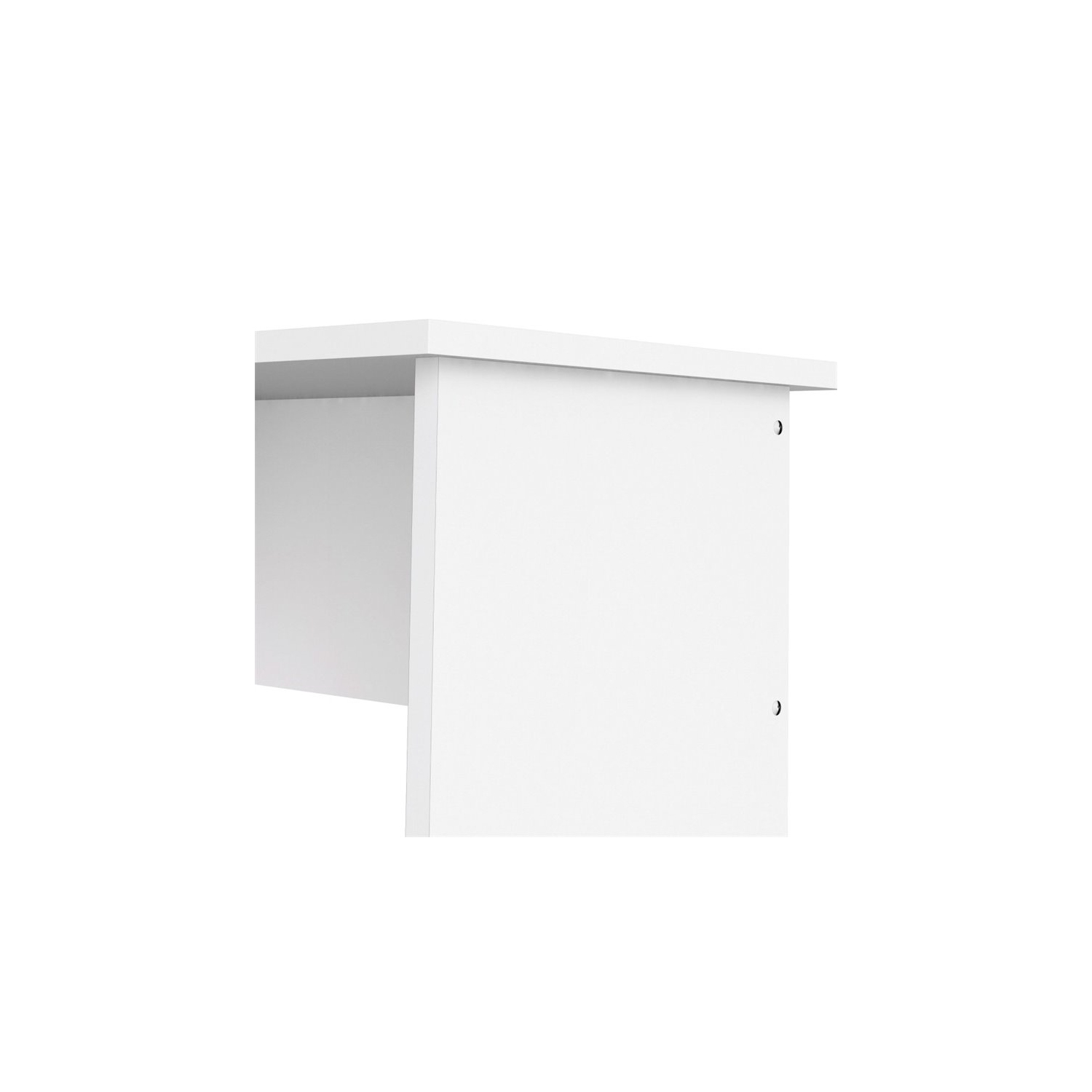 Tvilum Warner Contemporary 4 Drawer Writing Desk in White
