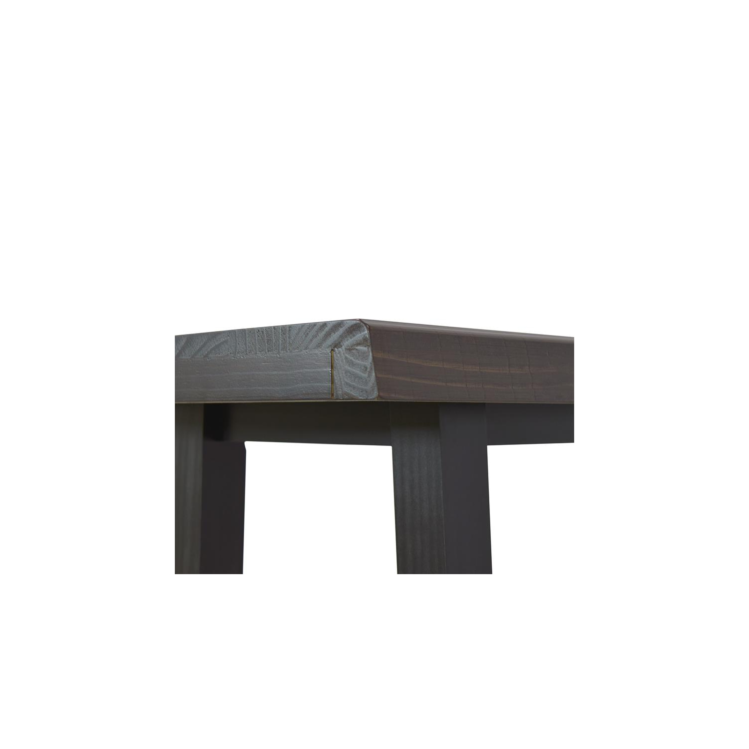 Table de bar à bord de canapé en bois massif cerisier moderne et ébène Pemberly Row