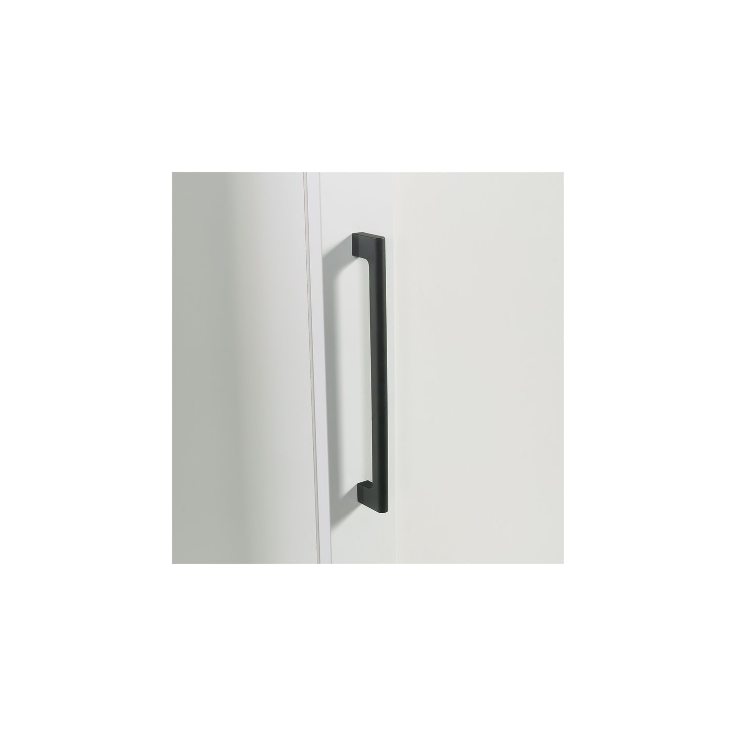 Sauder HomePlus Single Door Wooden Pantry in Glacier White