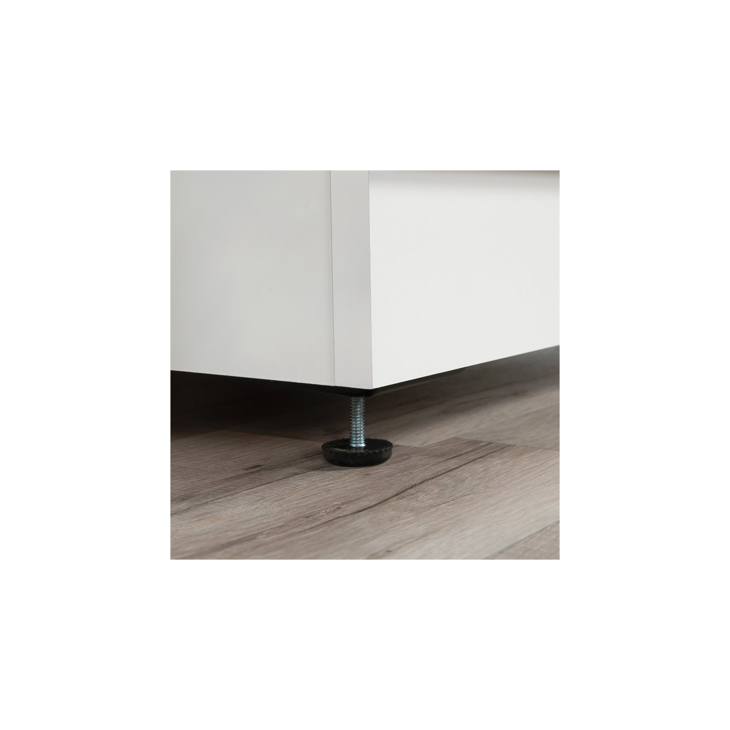 Sauder HomePlus Single Door Wooden Pantry in Glacier White