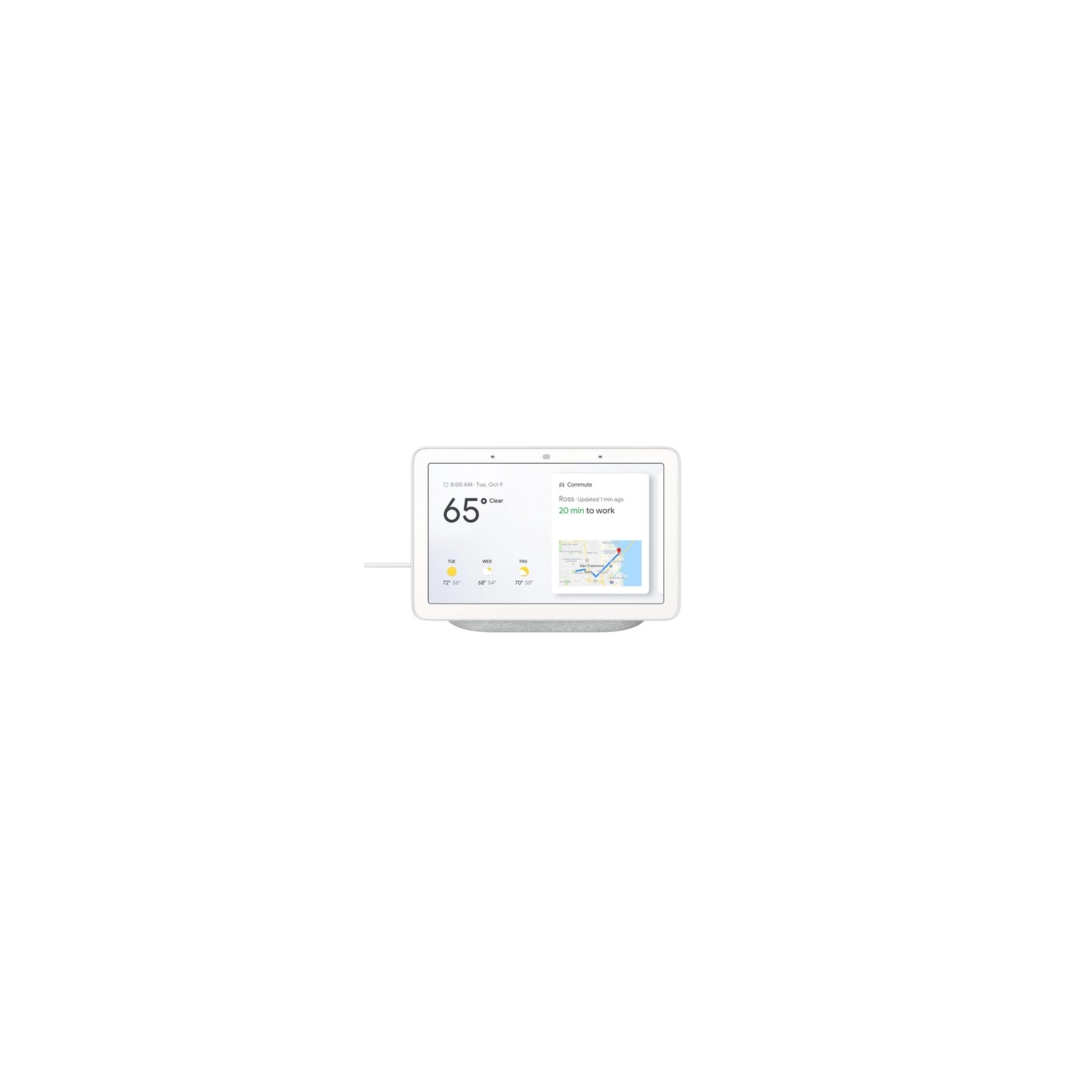 Google Nest Hub (Chalk, GA00516) - Brand New | Best Buy Canada