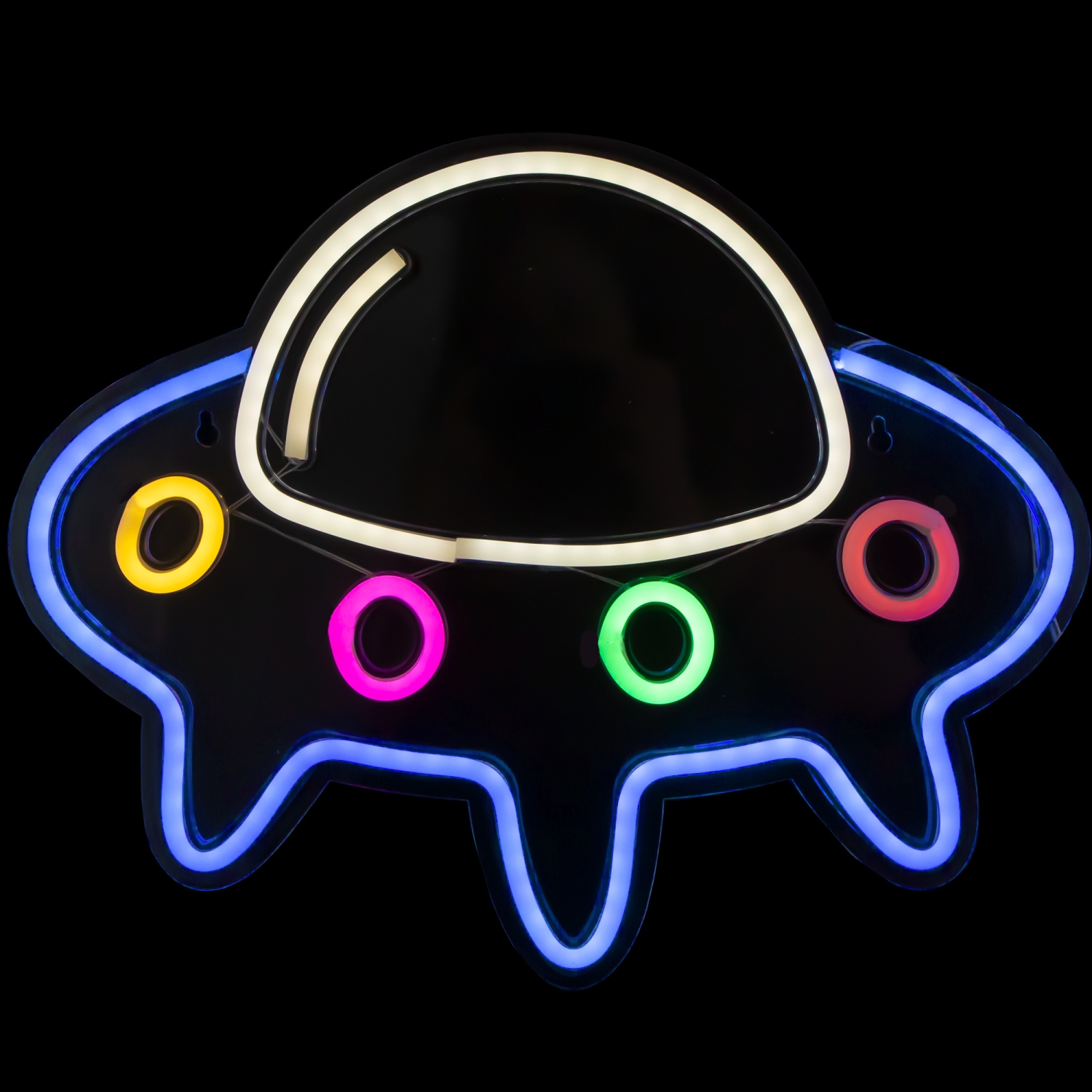 16" LED NEON Spaceship Wall Sign