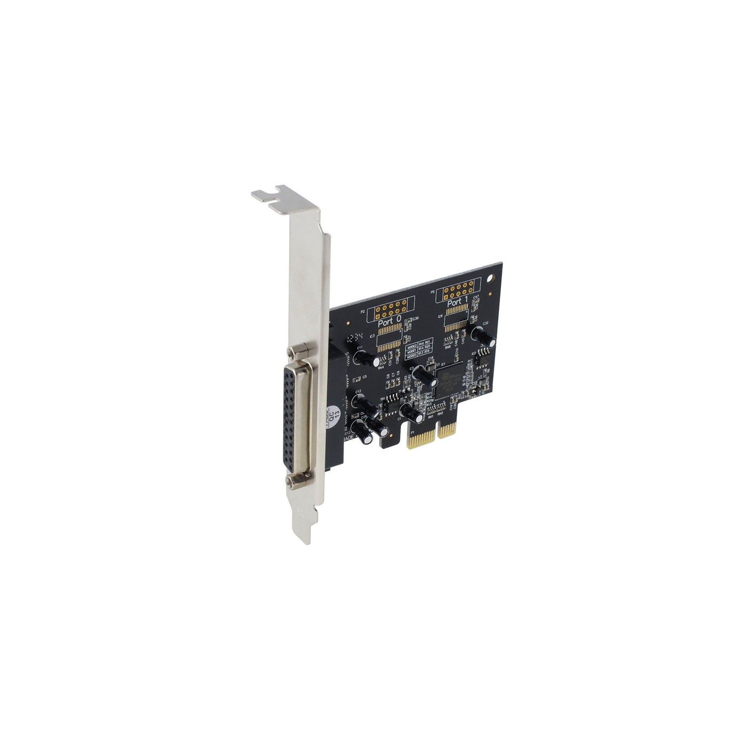 axGear Carte d'adaptateur de contrôleur parallèle PCIE PCI-E Express pour imprimante d'ordinateur de bureau