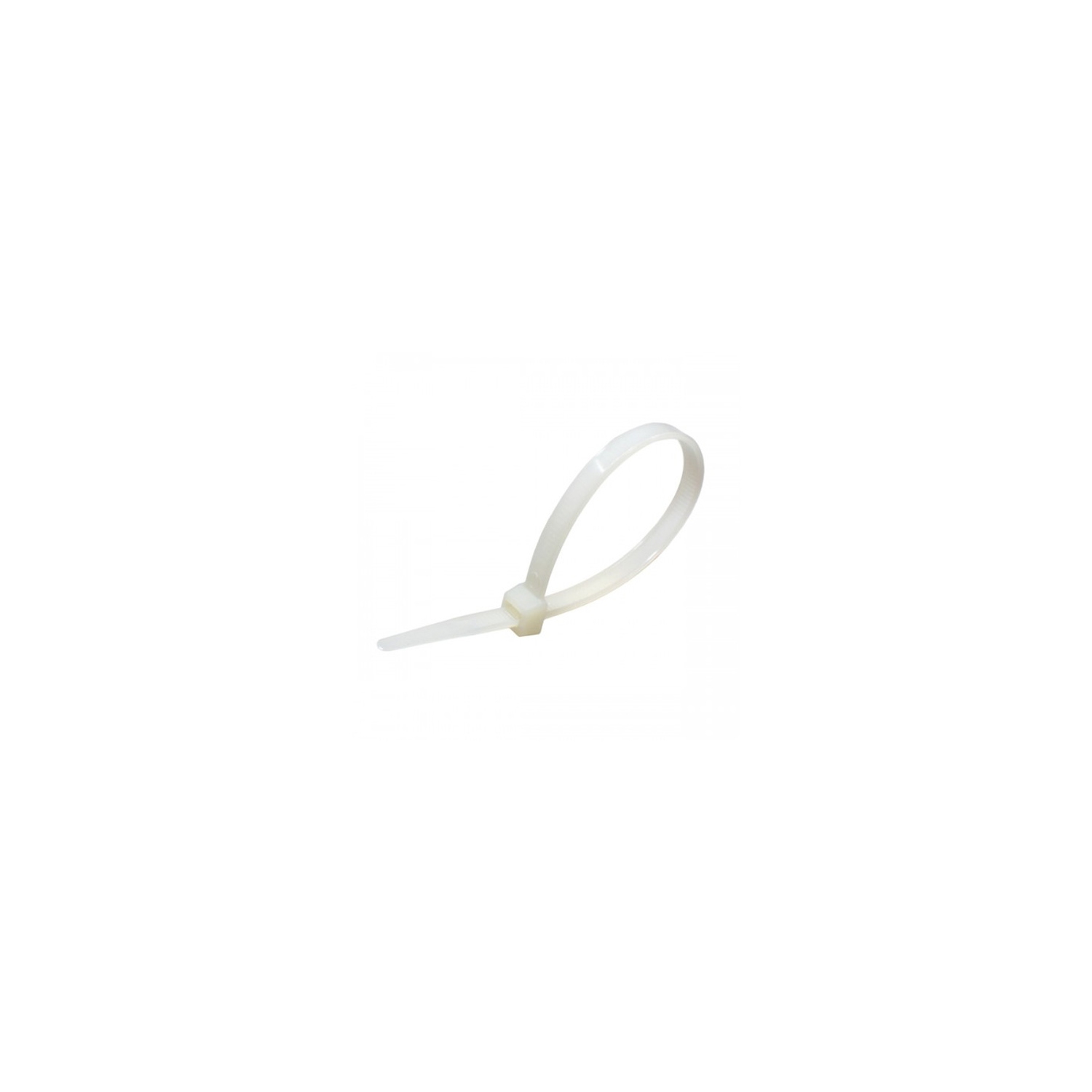 axGear Nylon Cable Tie White 8 Inch
