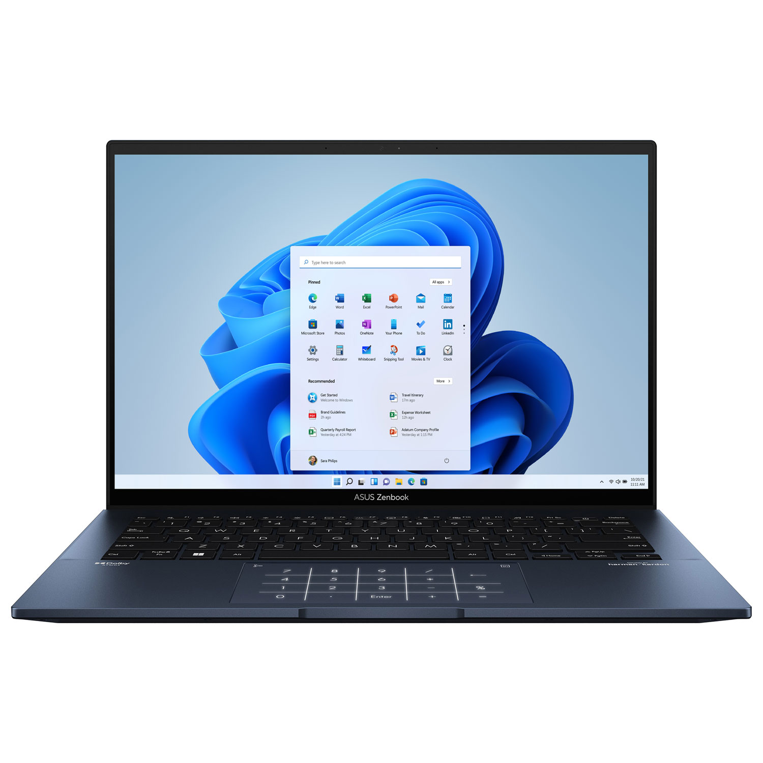 ASUS ZenBook OLED 14" Laptop - Ponder Blue (Intel Core i7-1260P/512GB SSD/16GB RAM/Windows 11)