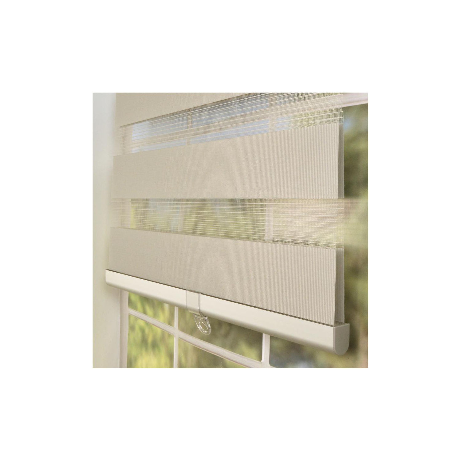 Store de fenêtre sans fil en tissu étain de 24 x 48&nbsp;po