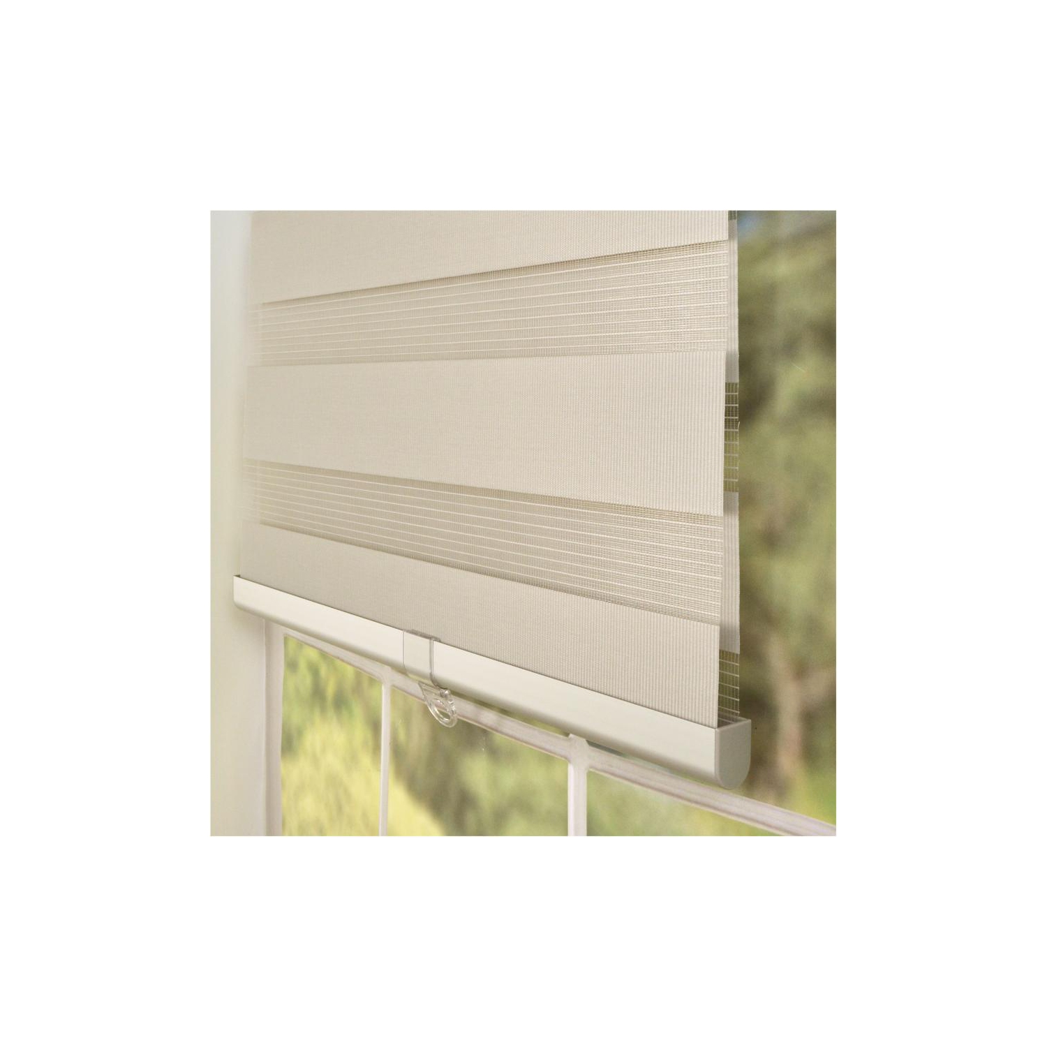 Store de fenêtre sans fil en tissu étain de 24 x 48&nbsp;po