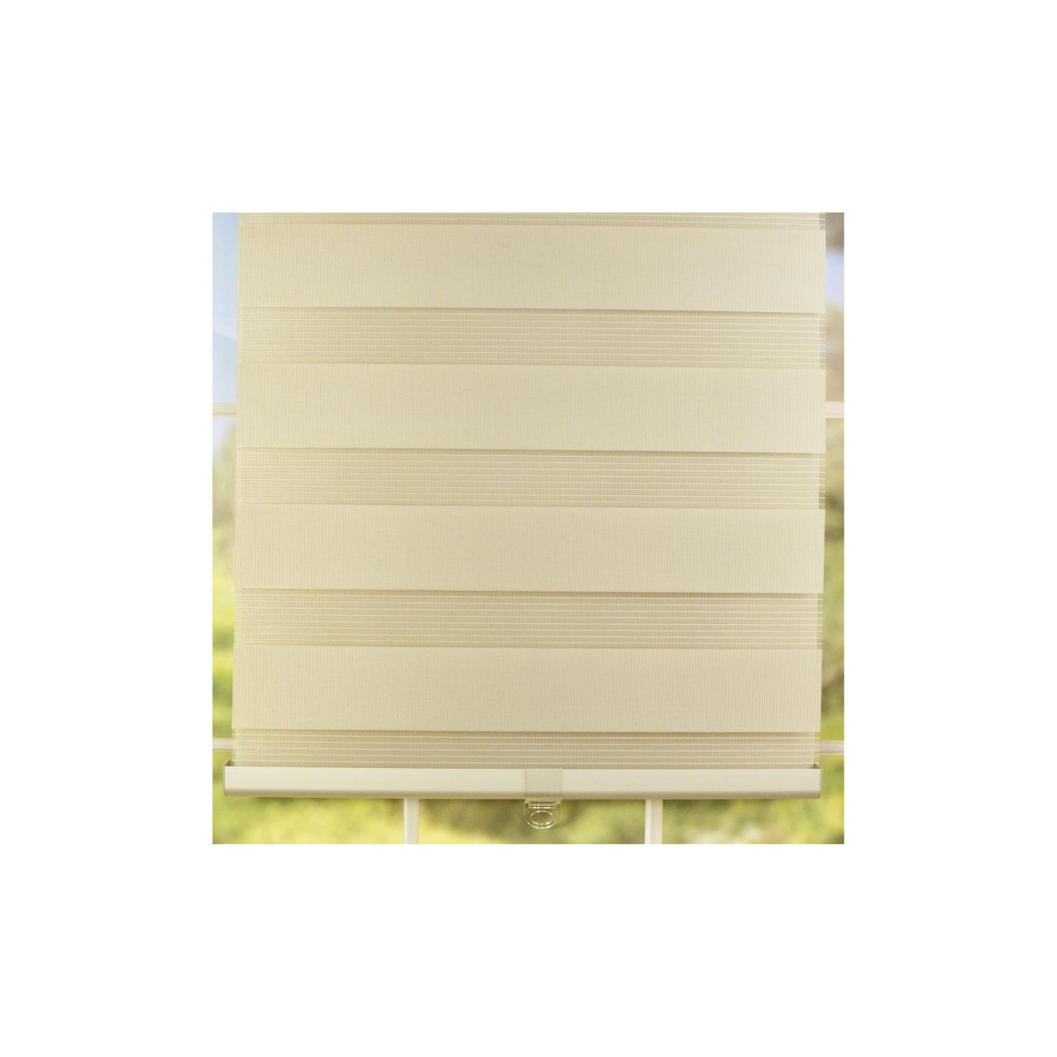 Store de fenêtre sans fil en tissu étain de 48 x 72 po