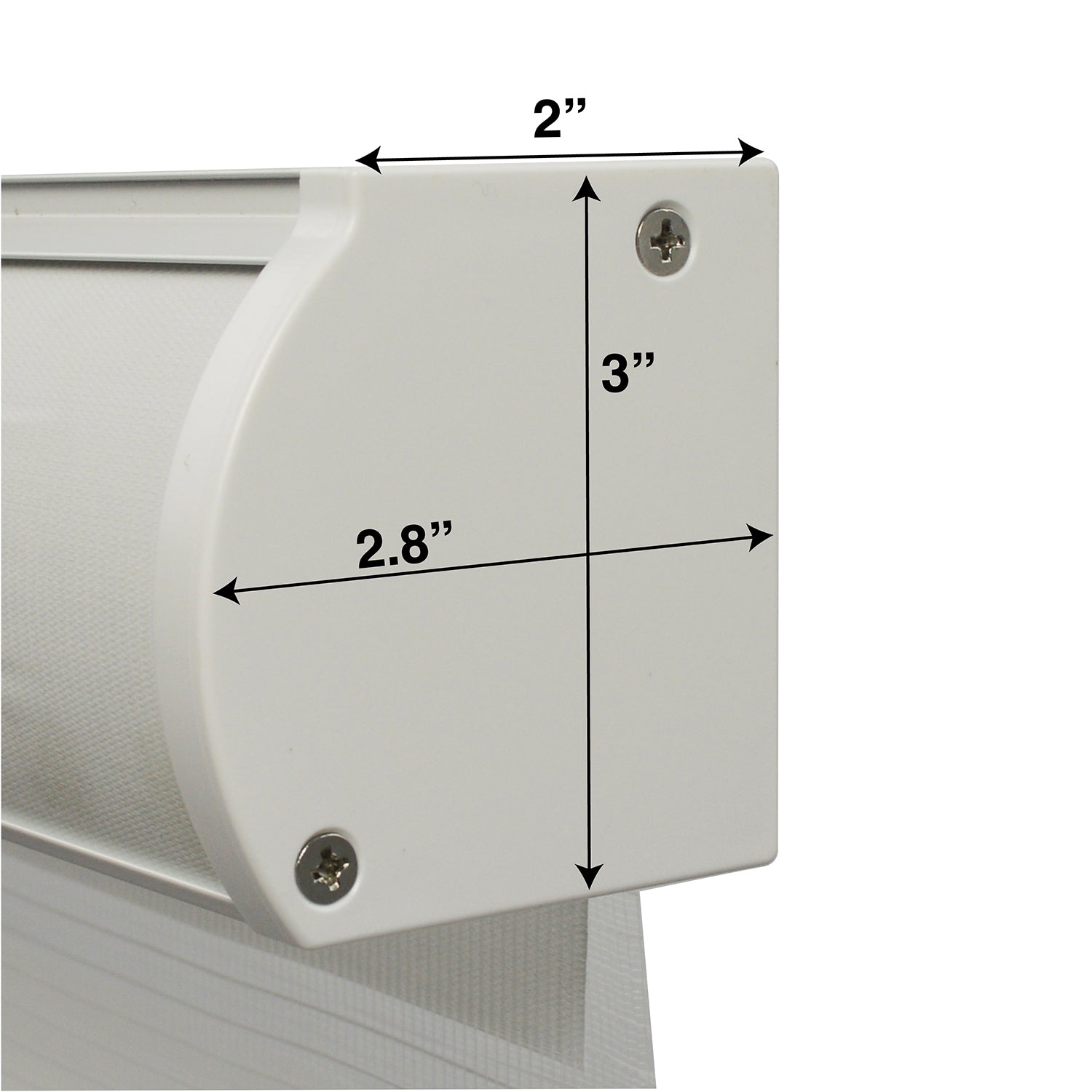 Store de fenêtre sans fil en tissu étain de 48 x 72 po