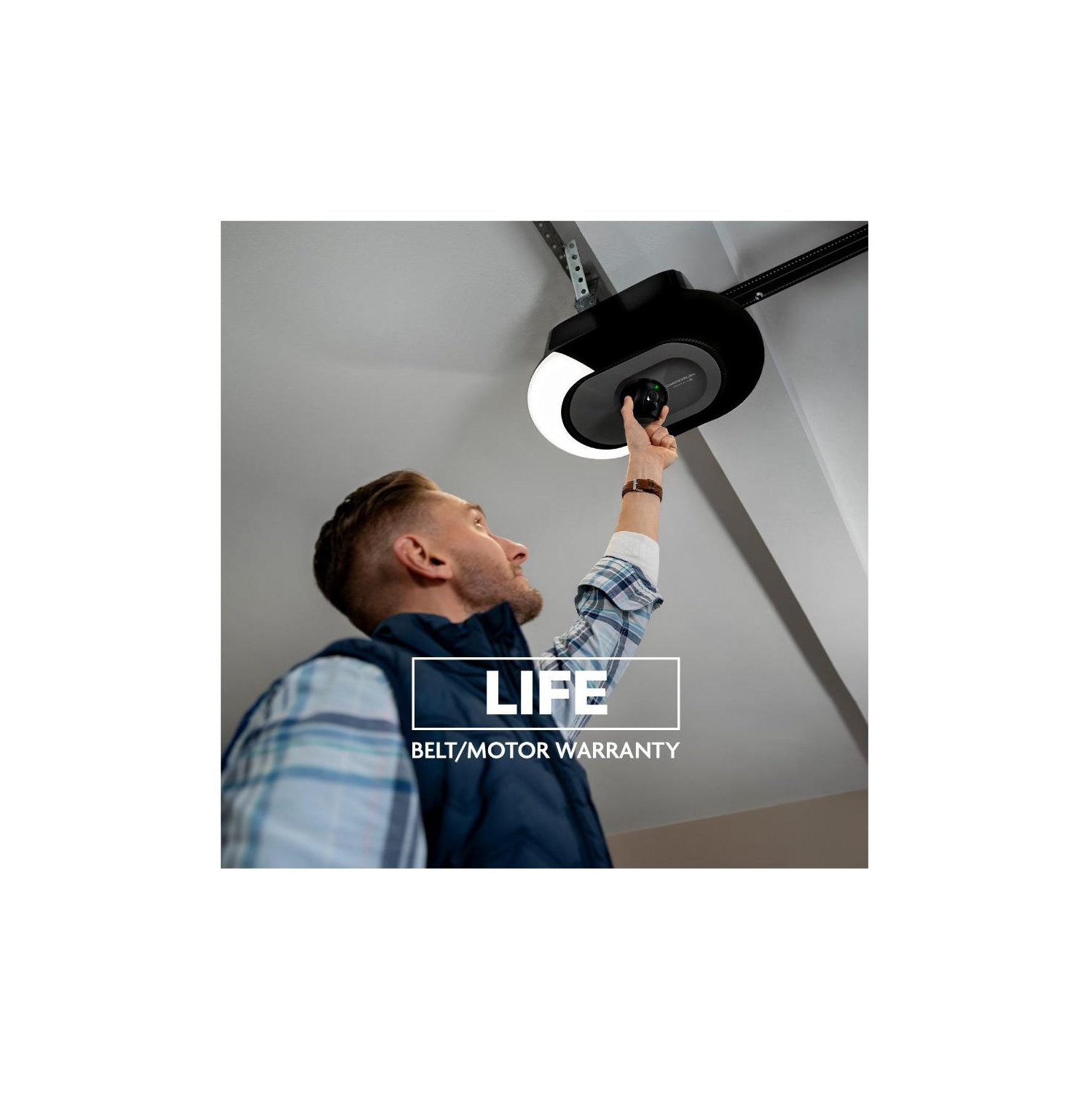 MyQ Smart Garage Opener with Motion Activated Camera - 3/4 HP