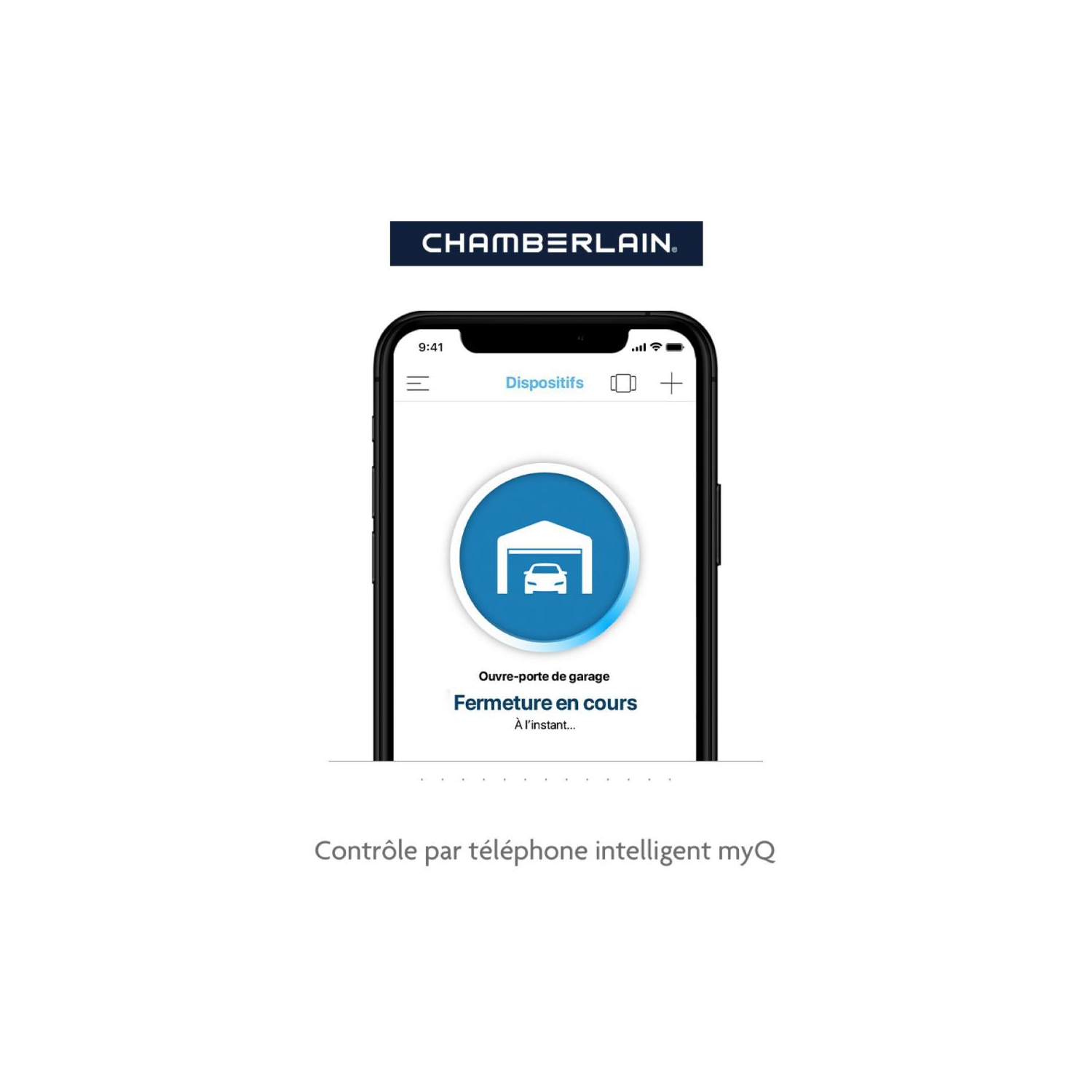 MyQ Smart Garage Opener with Motion Activated Camera - 3/4 HP