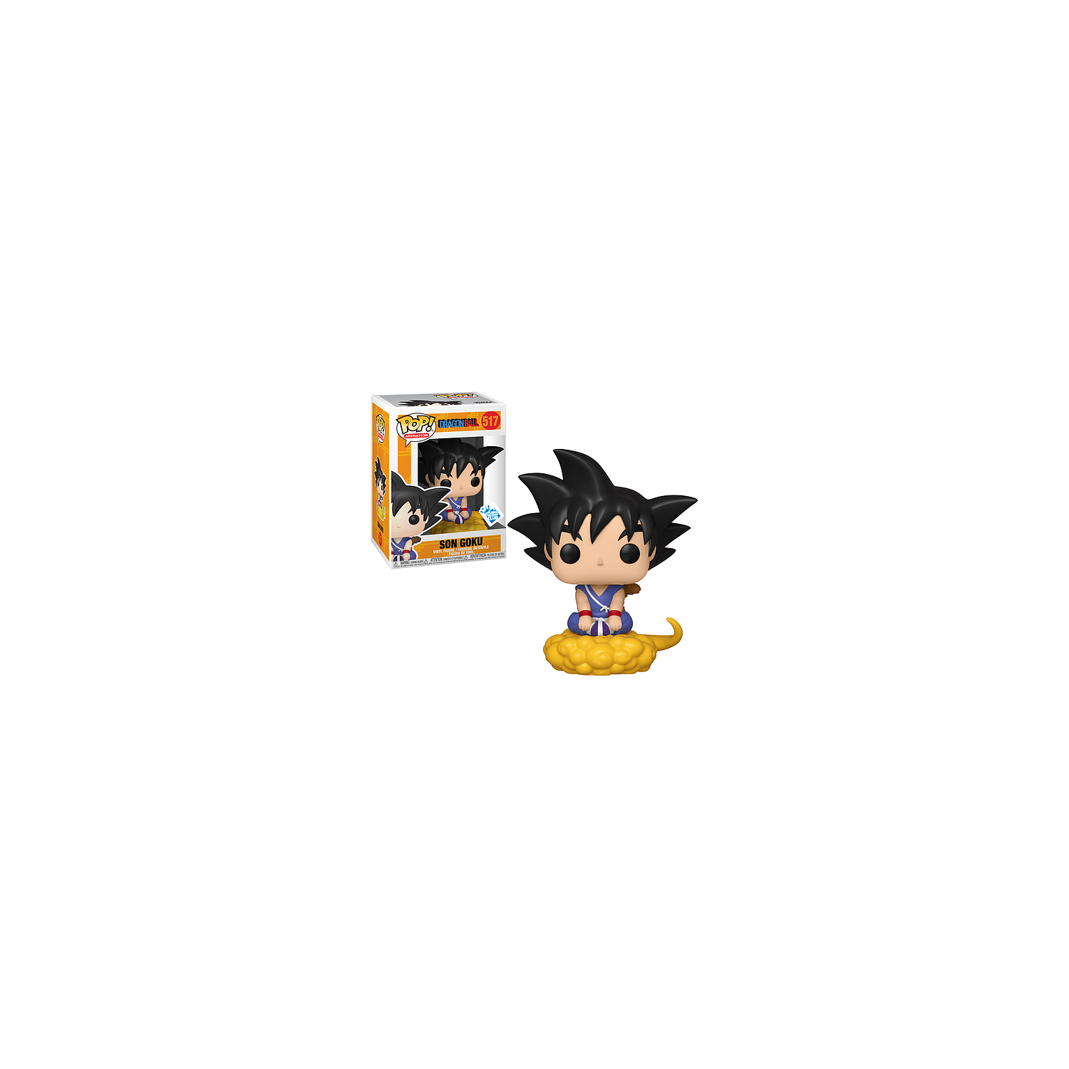 Pop! Animation Dragon Ball Vinyl Figure Son Goku #517 GameStop Funko Insider Club Exclusive (EB Games Sticker)