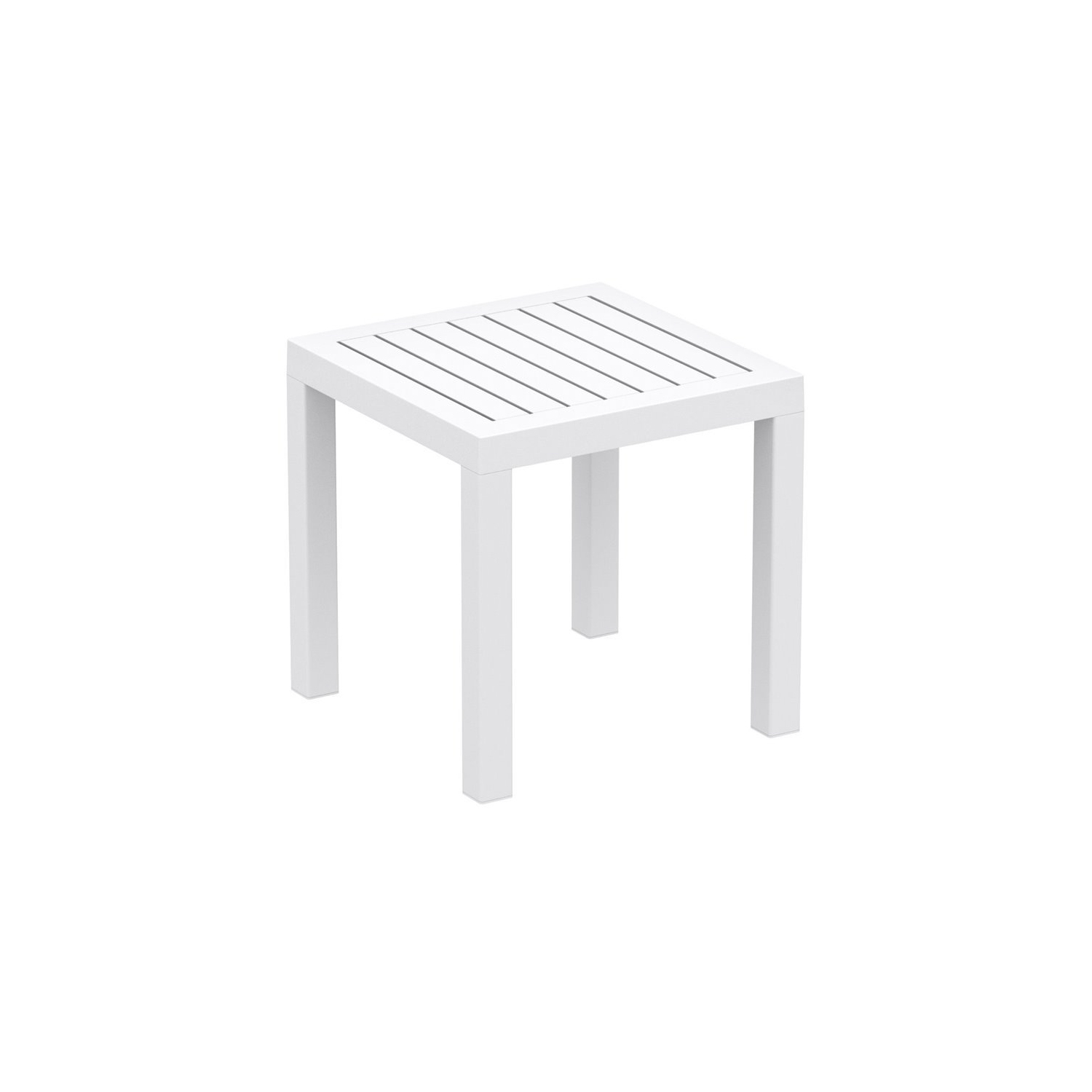 Ensemble de patio 7 pièces avec coussins naturels en acrylique blanc Artemis XL