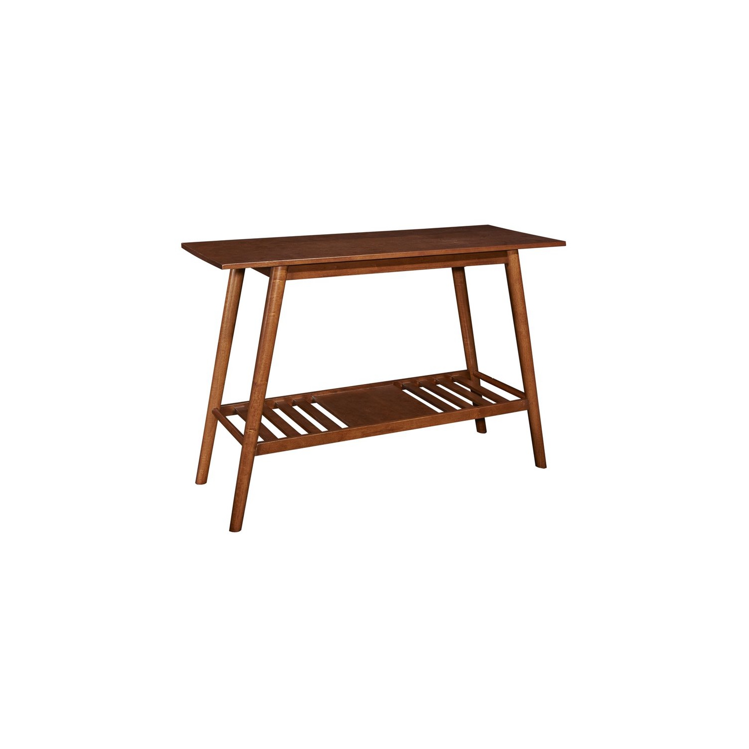 Linon Samantha Wood Console Table in Brown
