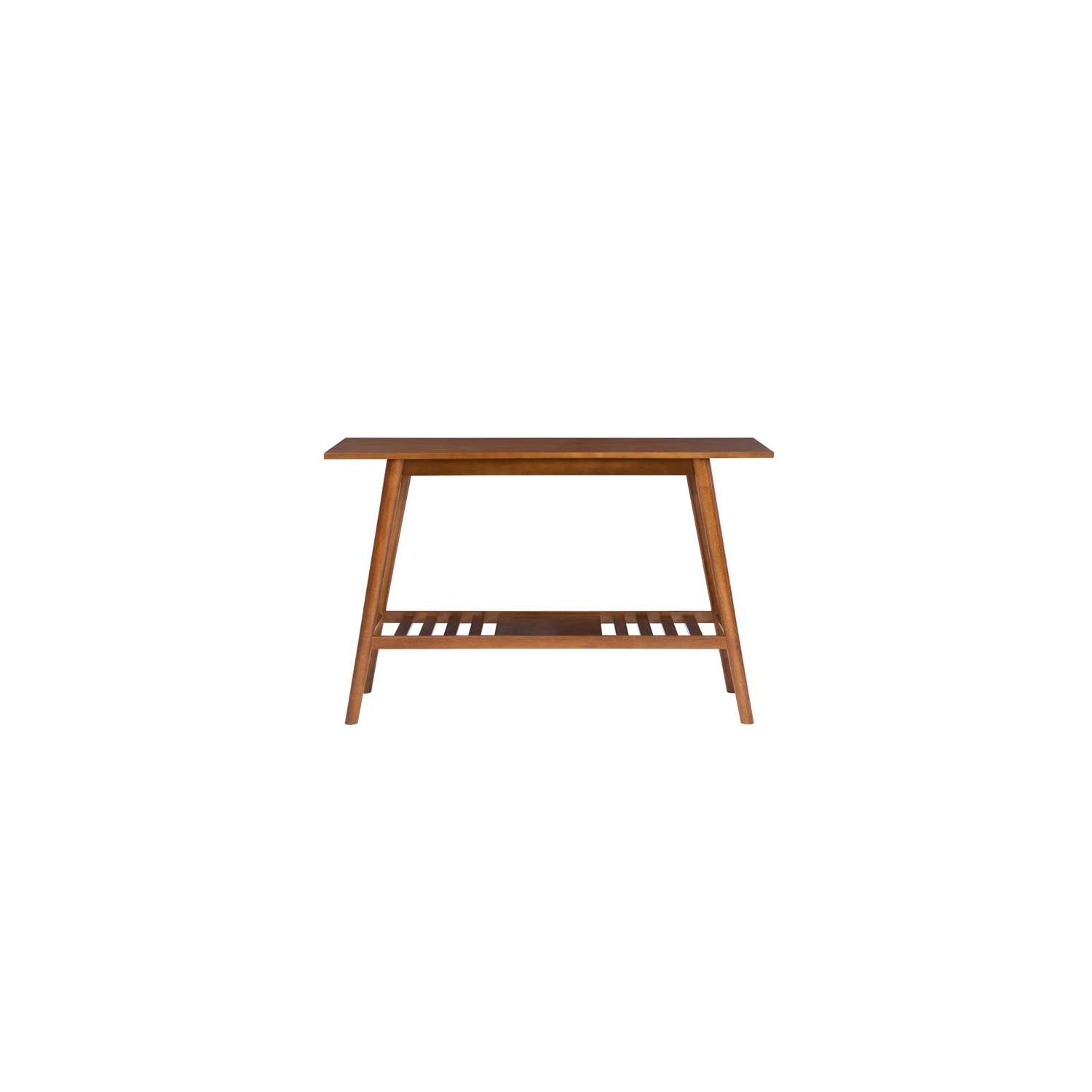 Linon Samantha Wood Console Table in Brown