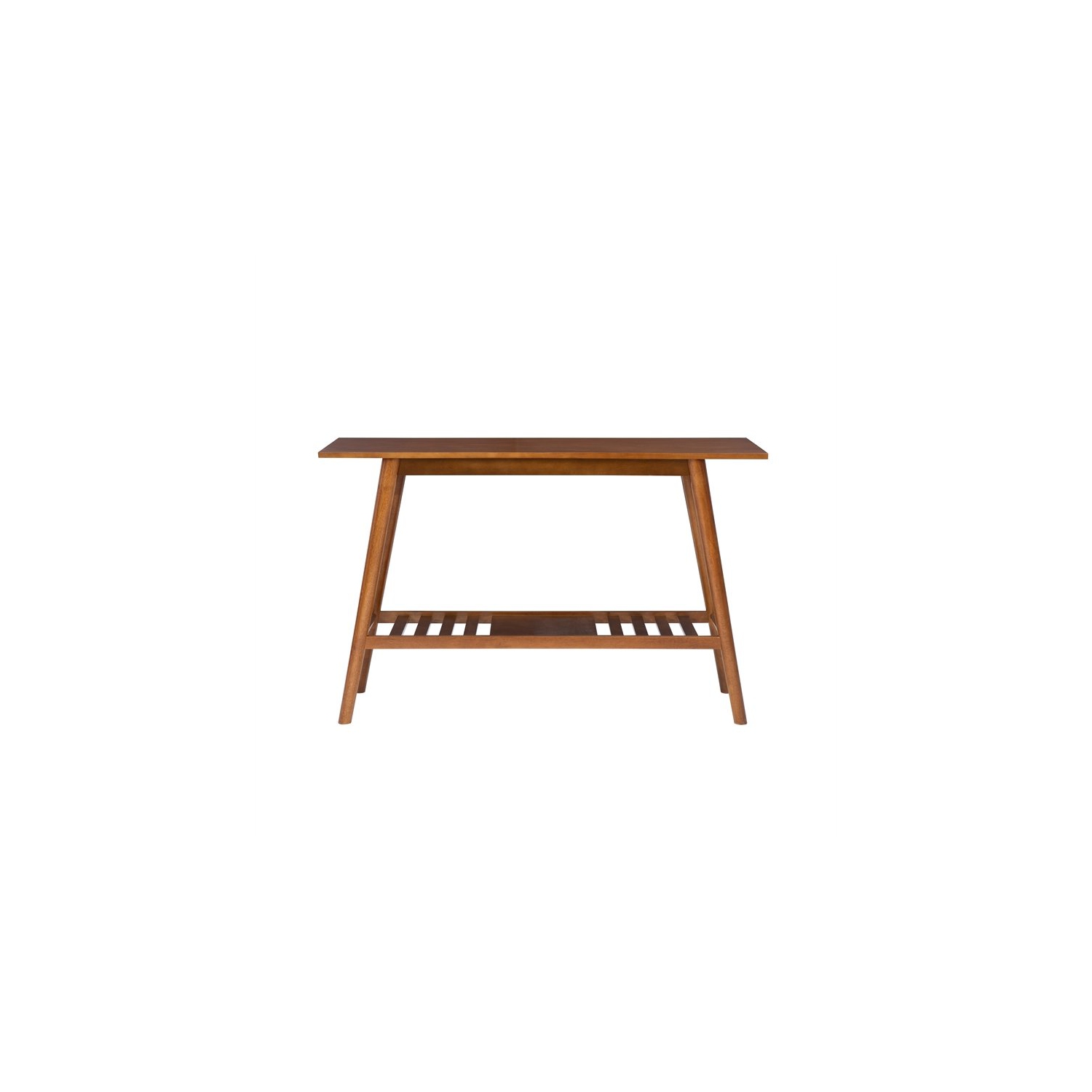 Linon Samantha Wood Console Table in Brown