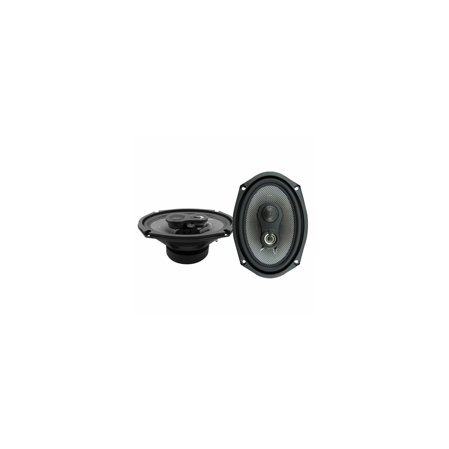 American Bass SQ-6x9 6x9" 3-Way 80W RMS Coaxial Speakers