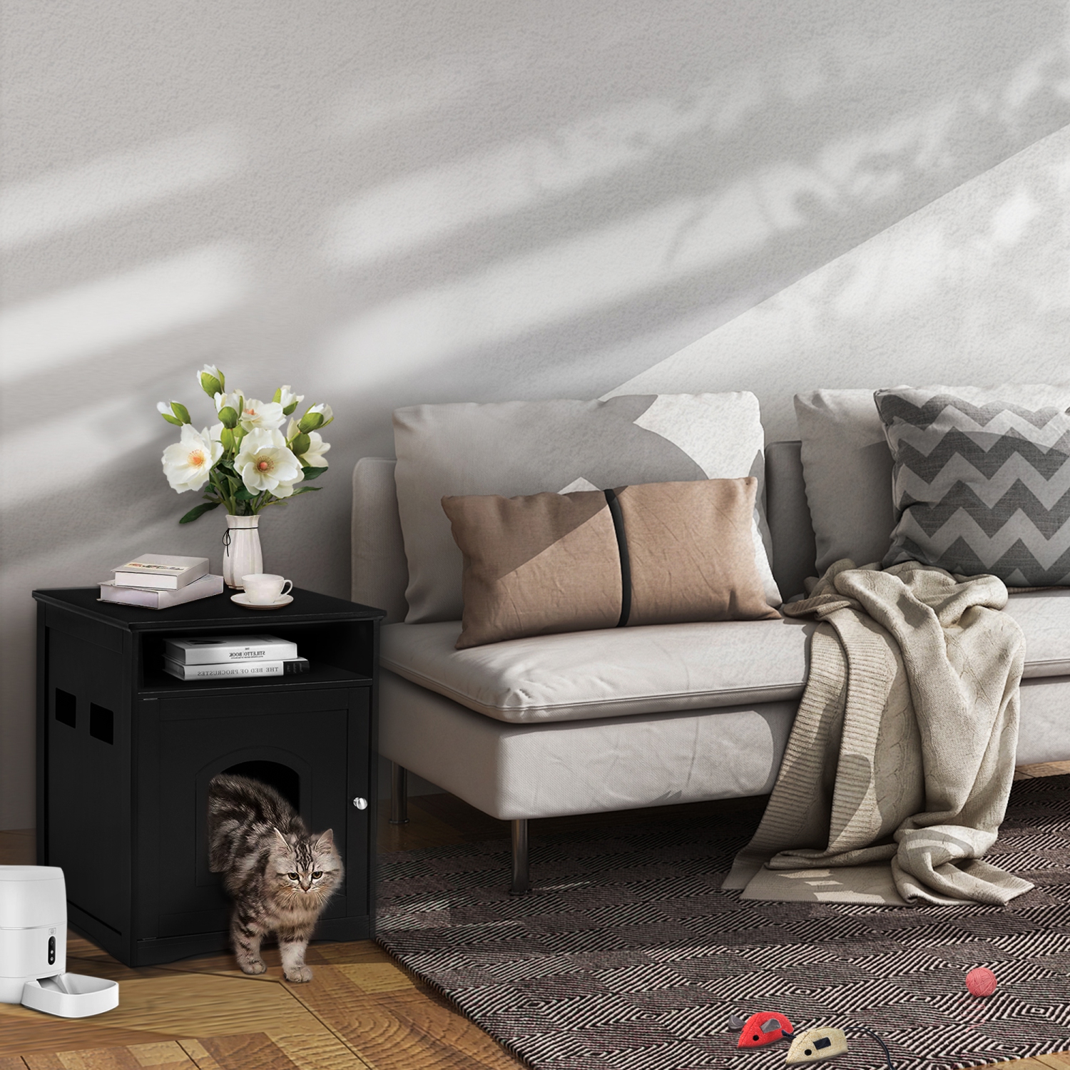 coziwow cat litter box enclosure