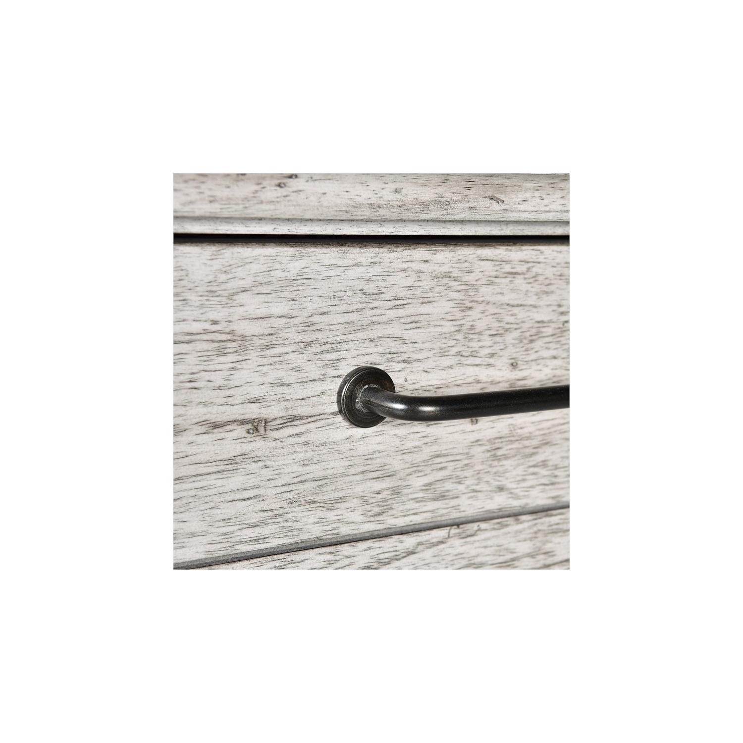 Bear Creek Rustic Ivory Two Drawer Nightstand