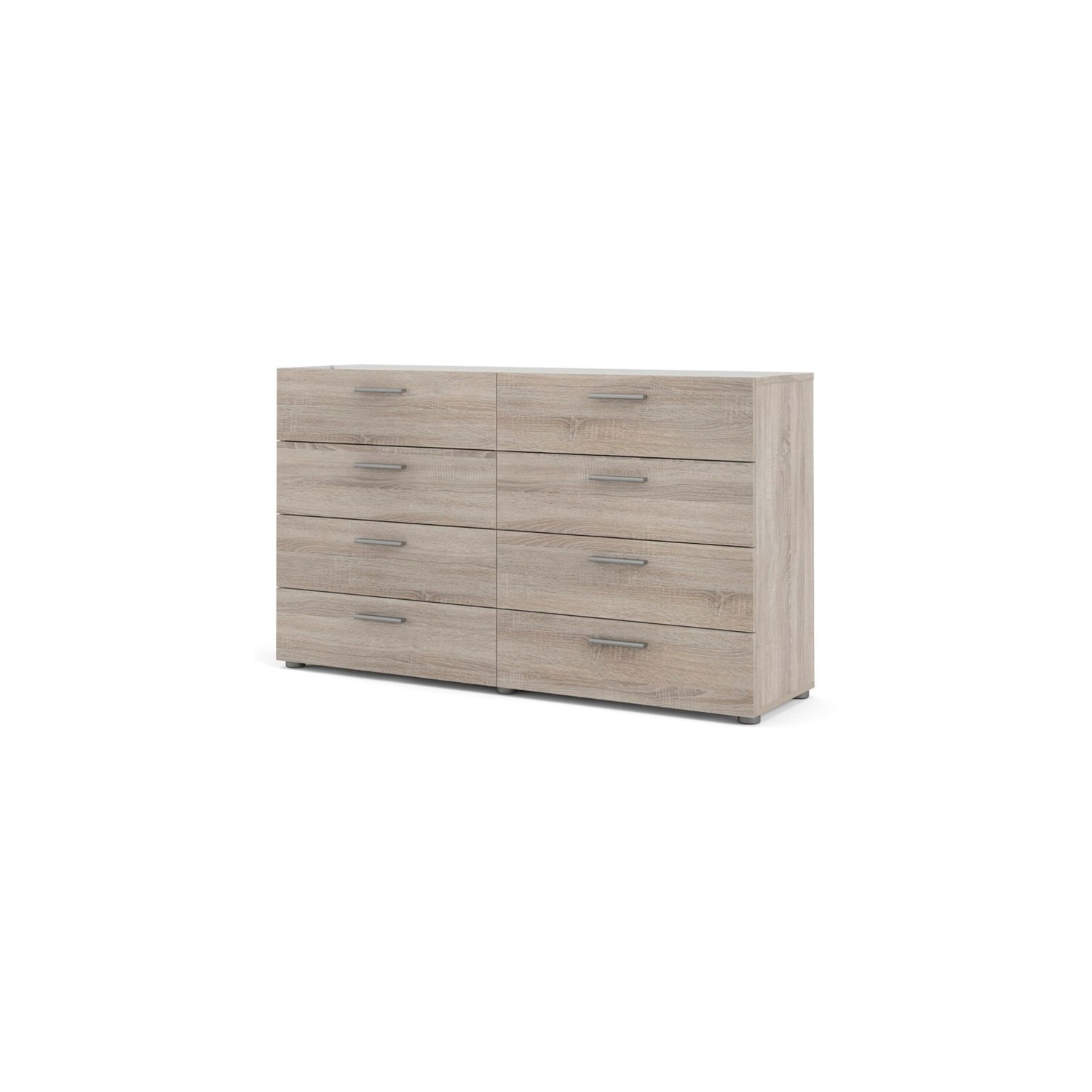 Atlin Designs Modern 8 Drawer Double Dresser in Truffle