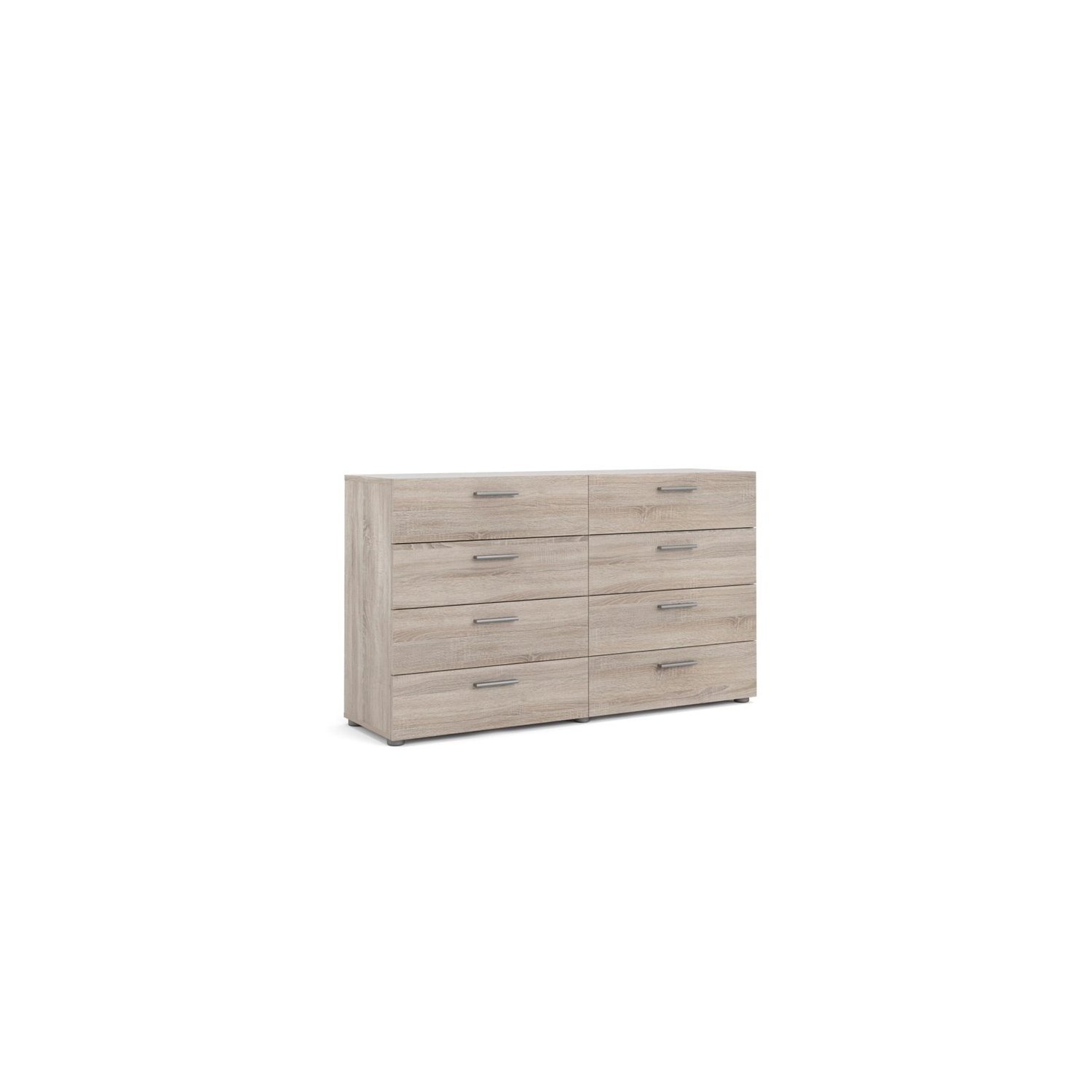 Atlin Designs Modern 8 Drawer Double Dresser in Truffle