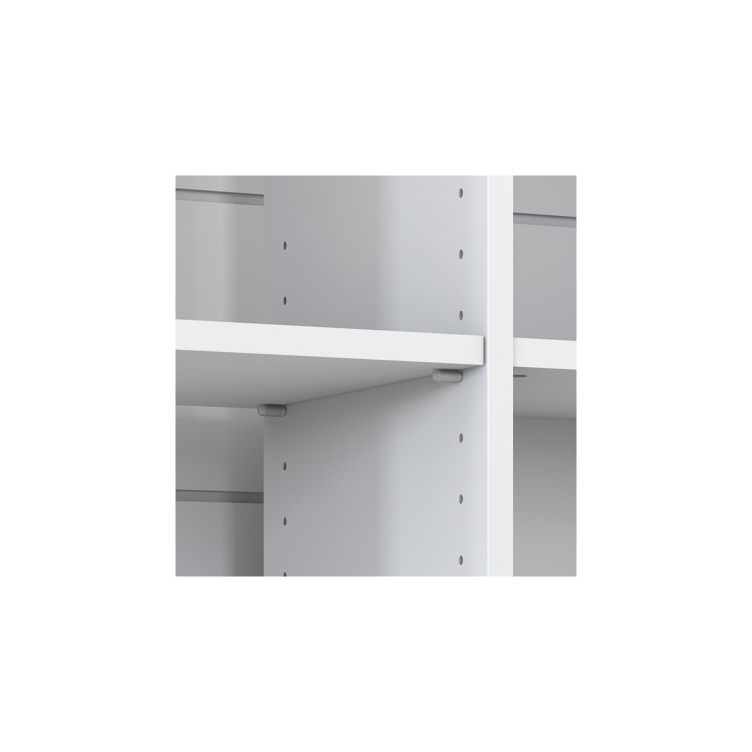 Atlin Designs Modern 6 Cube Bookcase in Shiplap Gray/White - Engineered Wood