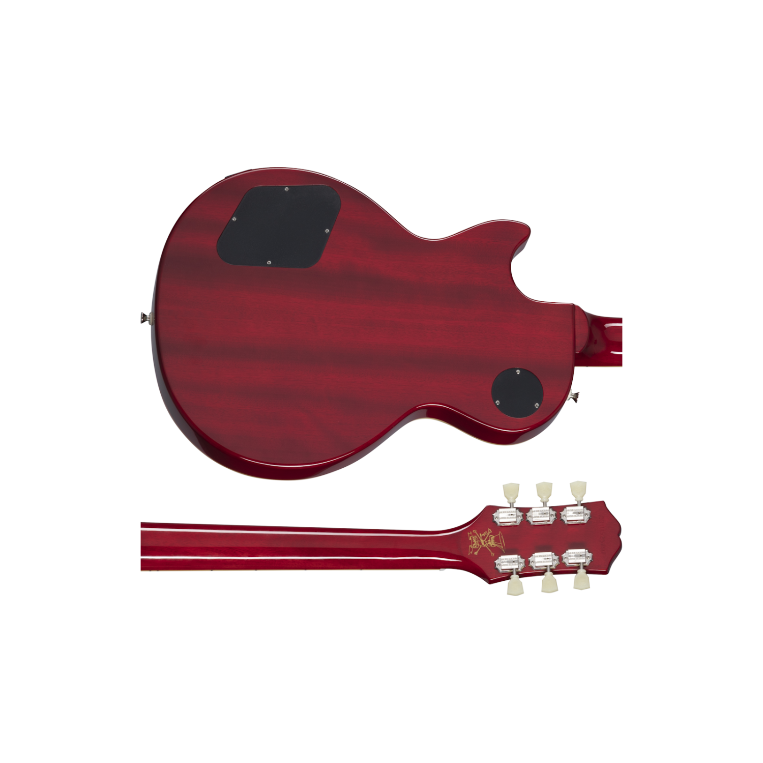 Slash Collection les Paul d'Epiphone avec étui - Vermillion Burst