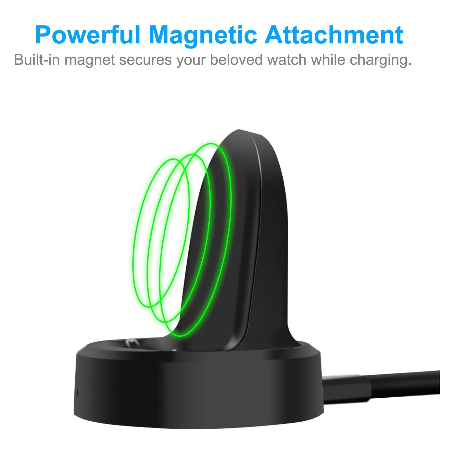 Updated Charger Compatible with Samsung Galaxy Smart Watch 42mm 46mm, Replacement Charging Dock Cradle Only Compatible