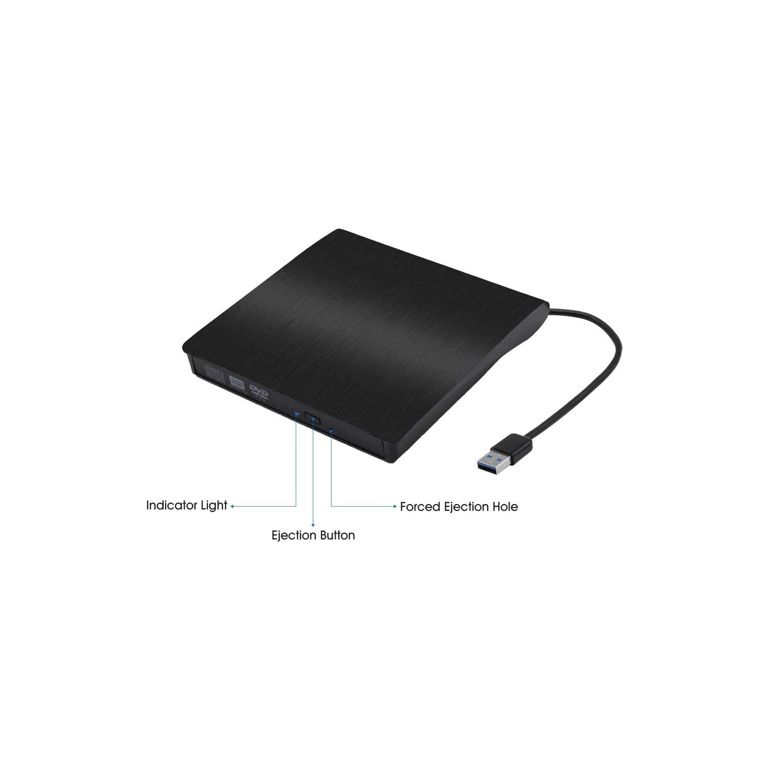Lecteur de DVD externe pour PC portable à cable USB 3.0 أرخص