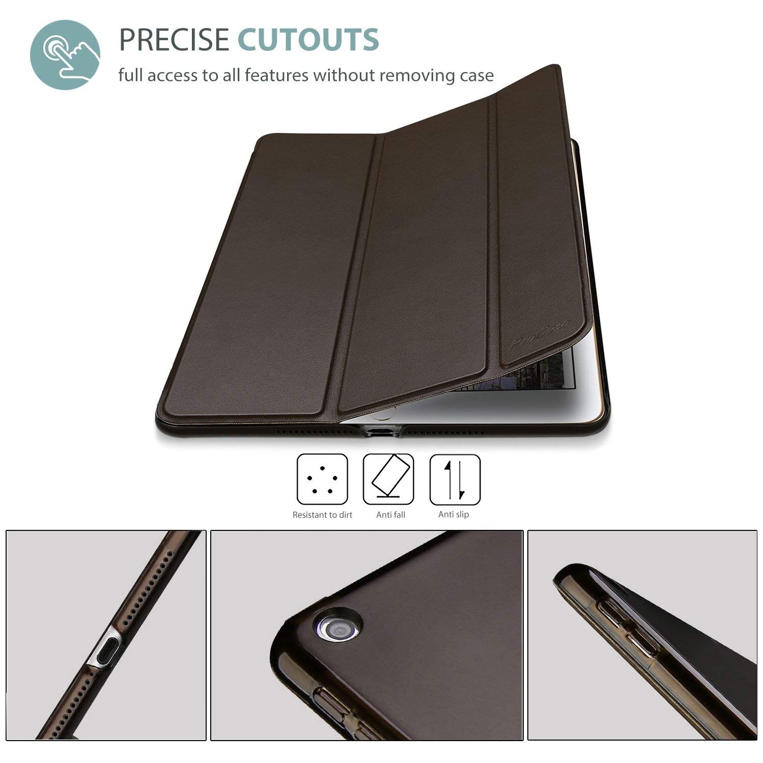 iPad 9.7 Case 2018 iPad 6th Generation / 2017 iPad 5th Generation Case - Ultra Slim Lightweight