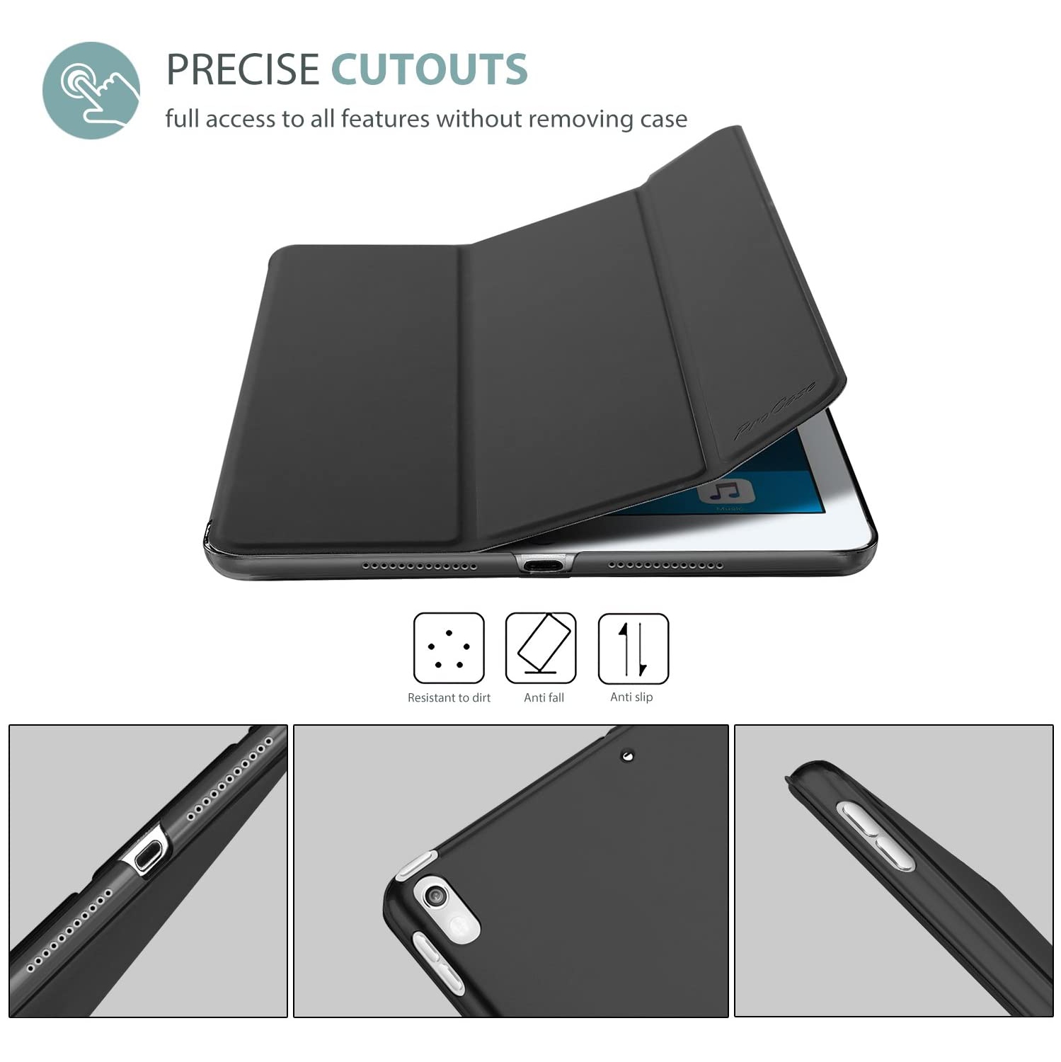 iPad Air 10.5" 2019 / iPad Pro 10.5" 2017 Case, Ultra Slim Lightweight Stand Smart Case Shell