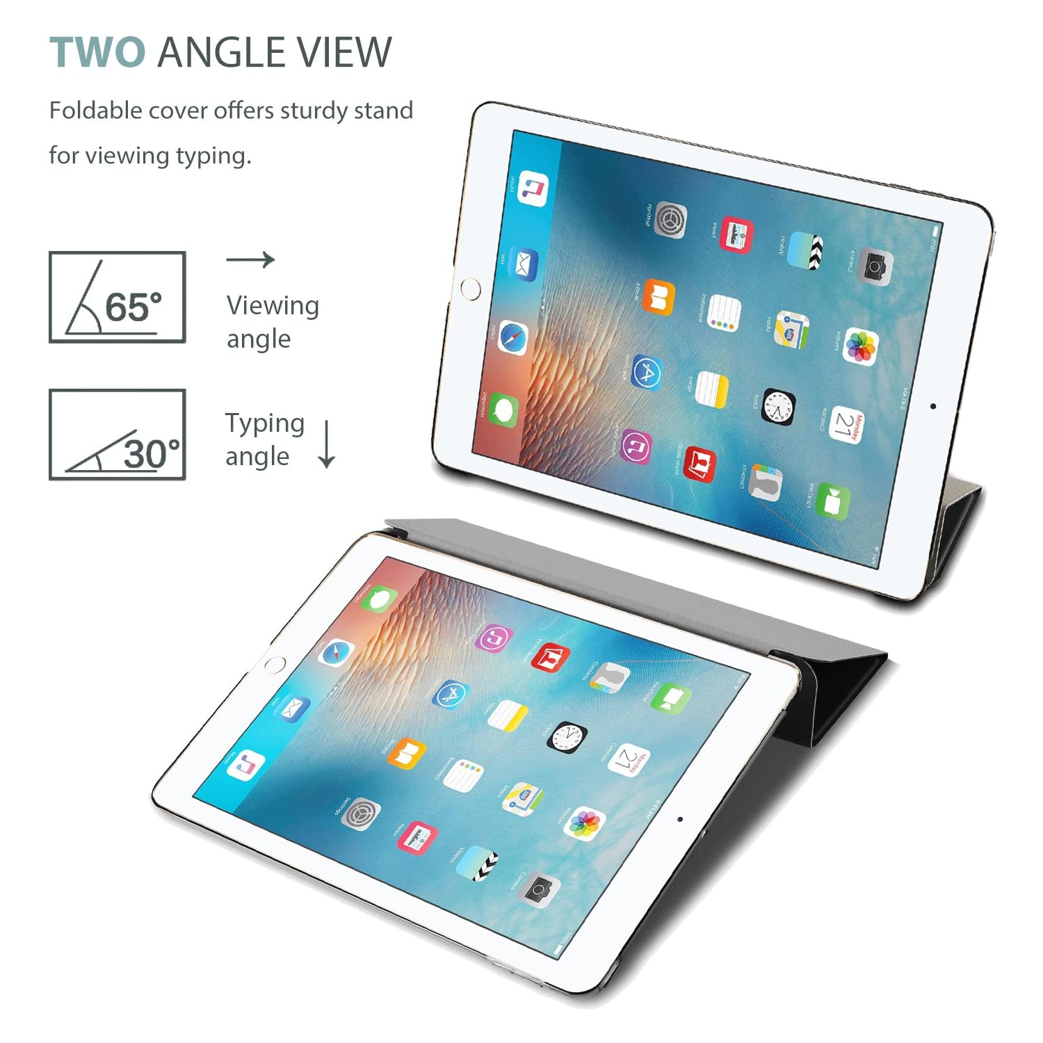 iPad Air 10.5" 2019 / iPad Pro 10.5" 2017 Case, Ultra Slim Lightweight Stand Smart Case Shell