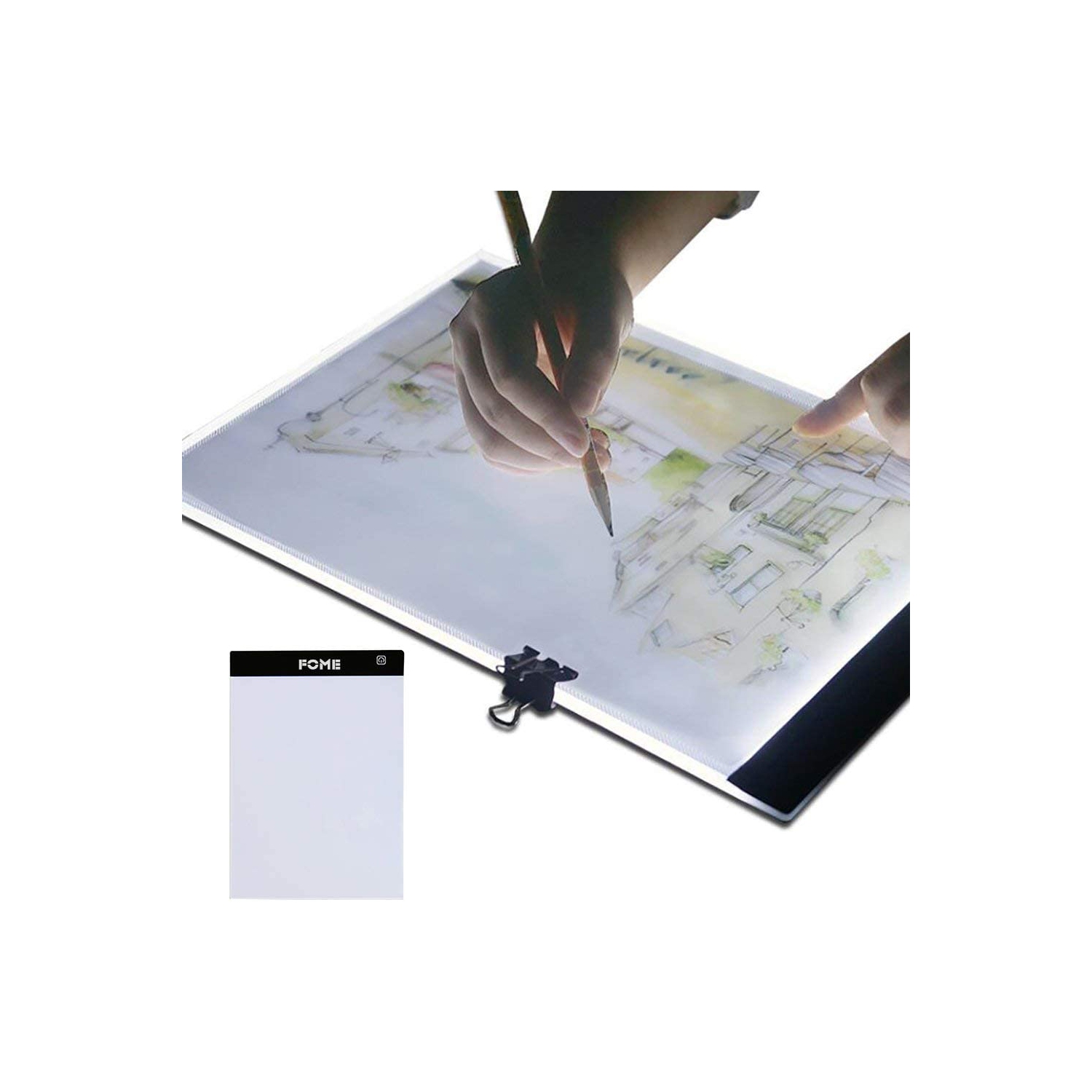 Boîte lumineuse A4, caisson lumineux A4 ultra-mince, USB, luminosité réglable, pavé de dessin