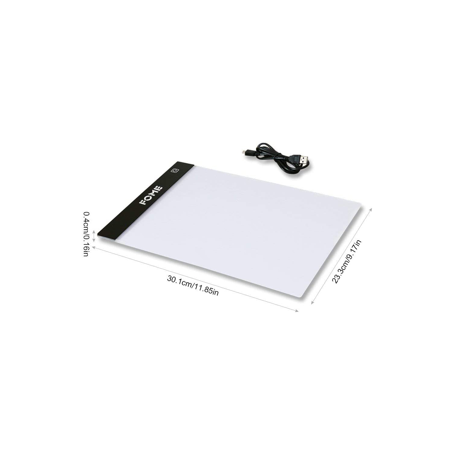 Boîte lumineuse A4, caisson lumineux A4 ultra-mince, USB, luminosité réglable, pavé de dessin