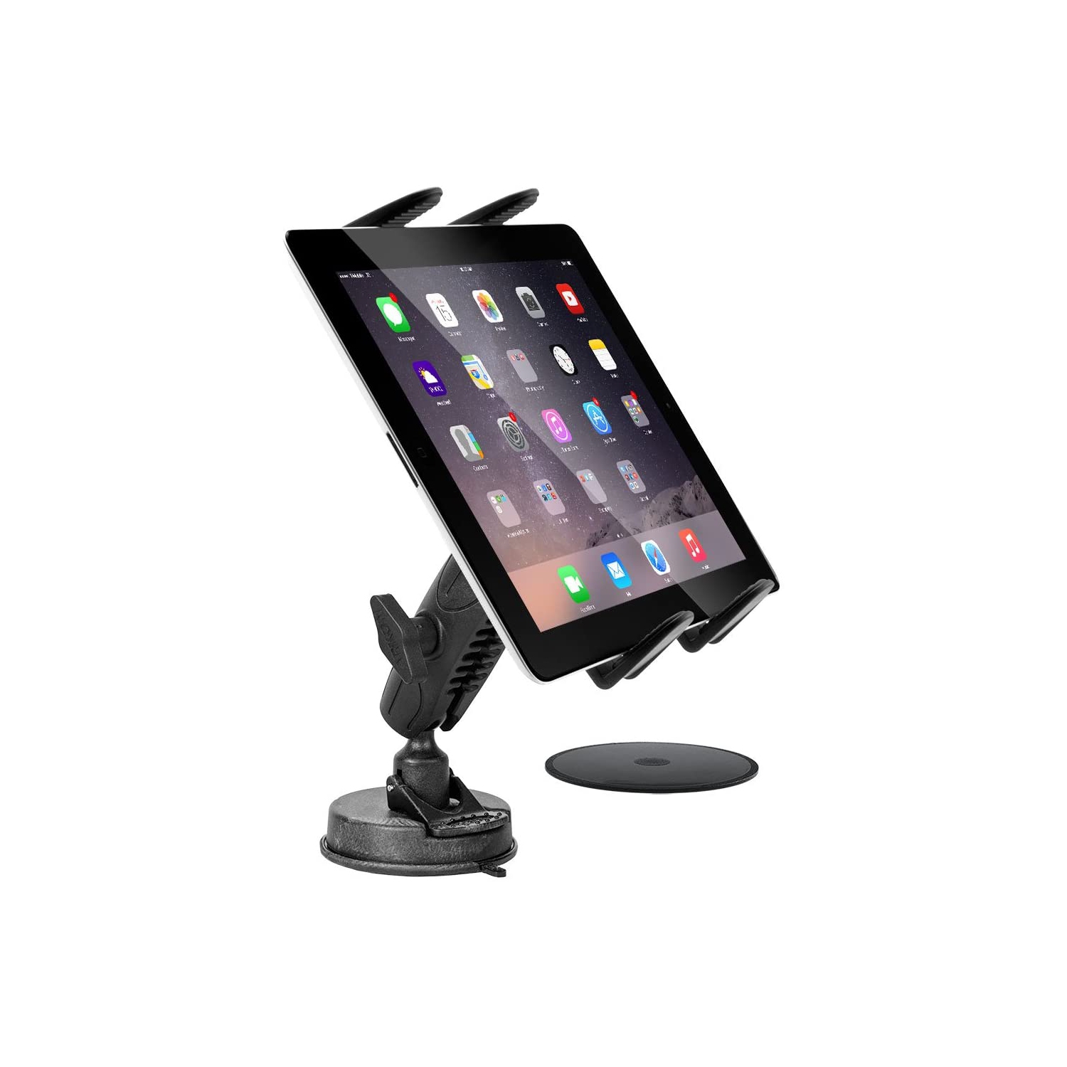 Heavy Duty Sticky Suction Tablet Mount for Apple iPad Air 2/iPad Air/iPad 4/3/2 Samsung Galaxy Note 10.1/Galaxy