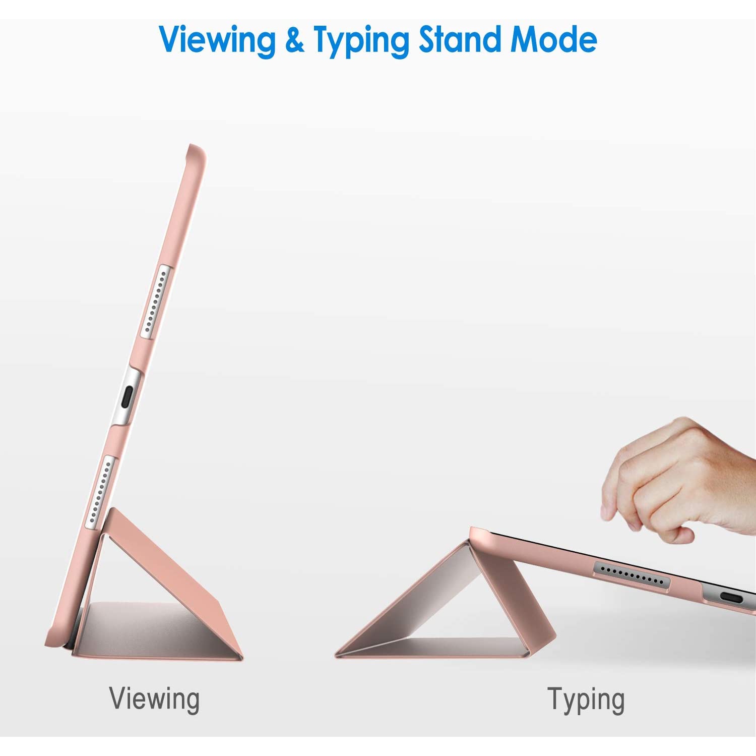 Case for iPad Air 3 and iPad Pro 10.5, Auto Wake/Sleep (Rose Gold)