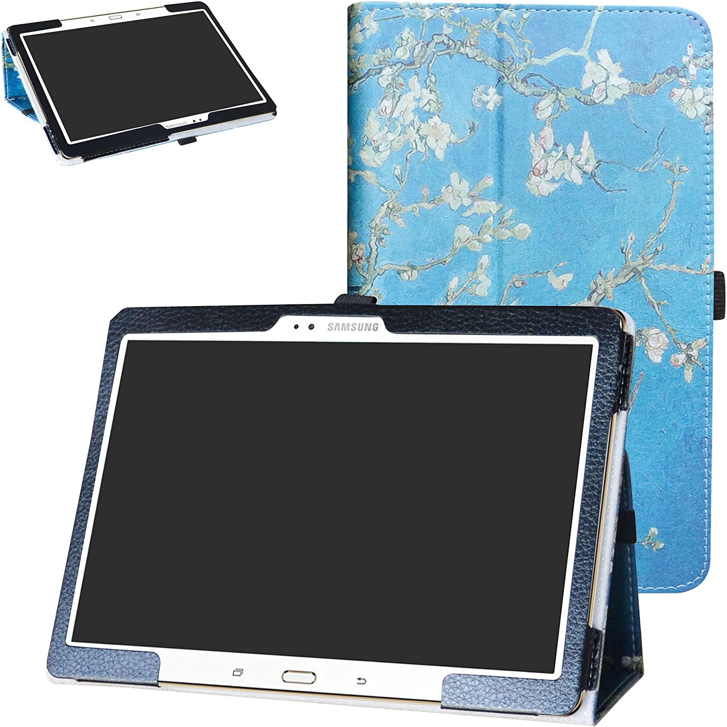 Samsung Tab S 10.5 T800 Case, PU Leather Folio 2-Folding Stand Cover for 10.5" Samsung Galaxy Tab S 10.5