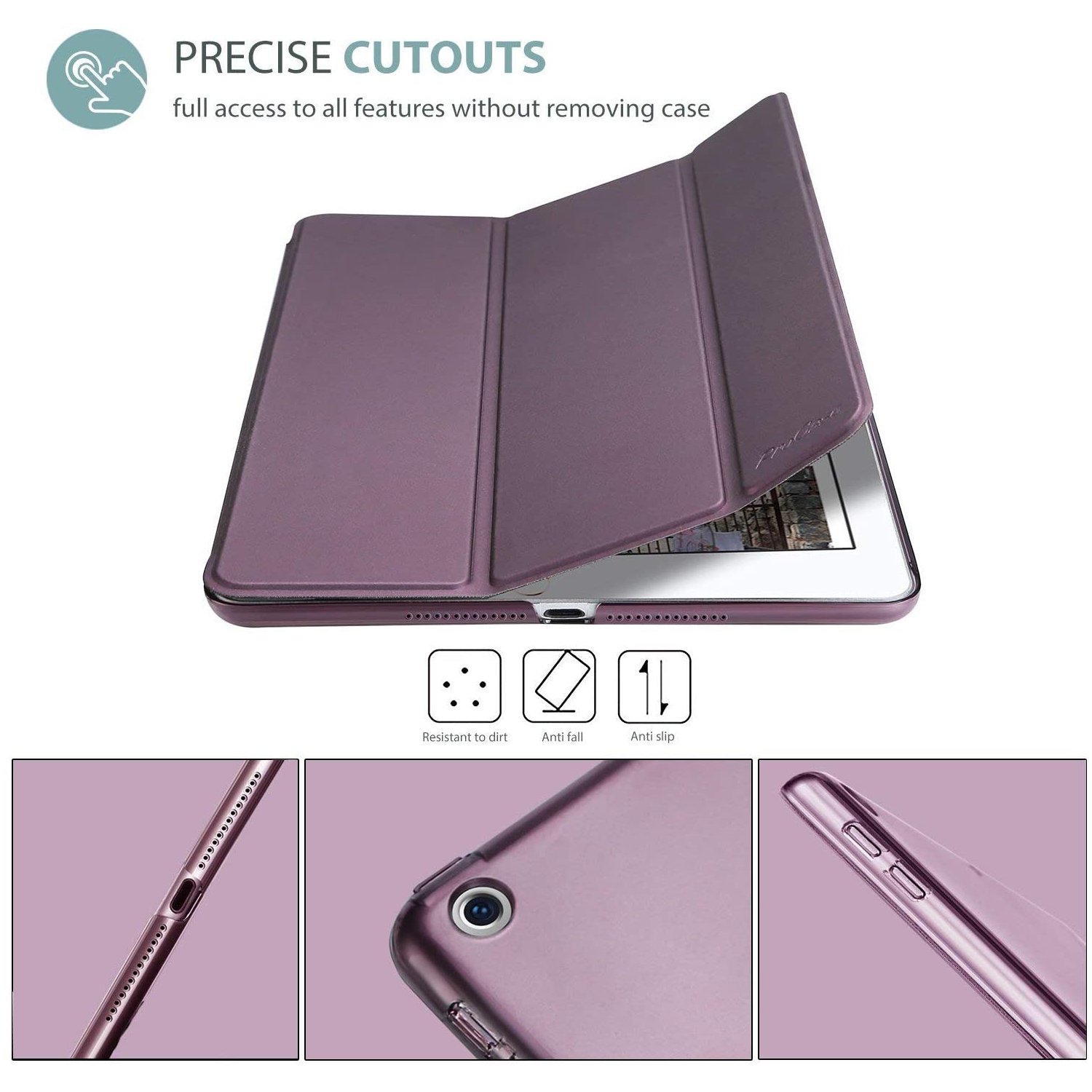 iPad 9.7 Case 2018 iPad 6th Generation / 2017 iPad 5th Generation Case - Ultra Slim Lightweight