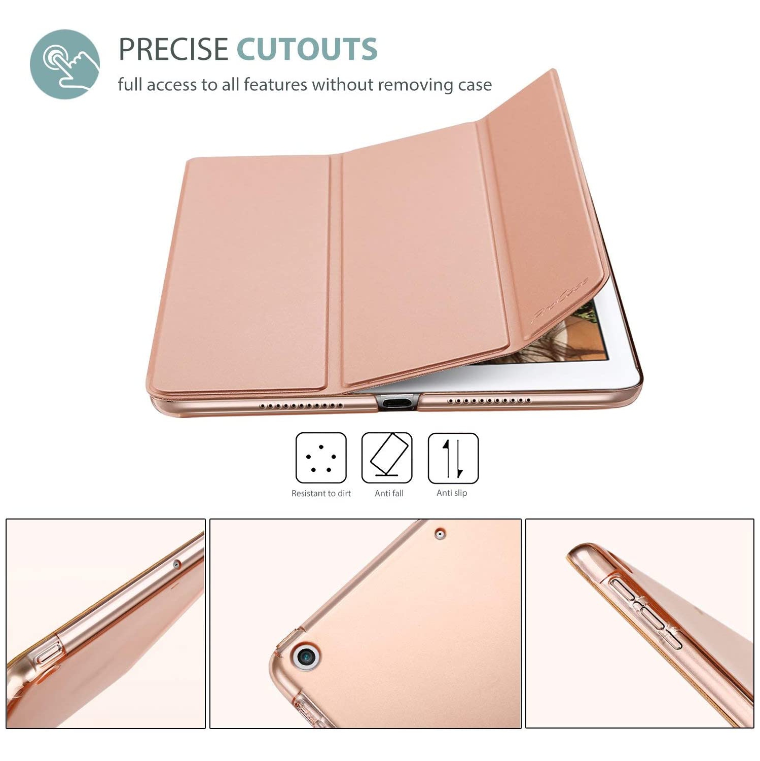 iPad 9.7 Case 2018 iPad 6th Generation / 2017 iPad 5th Generation Case - Ultra Slim Lightweight