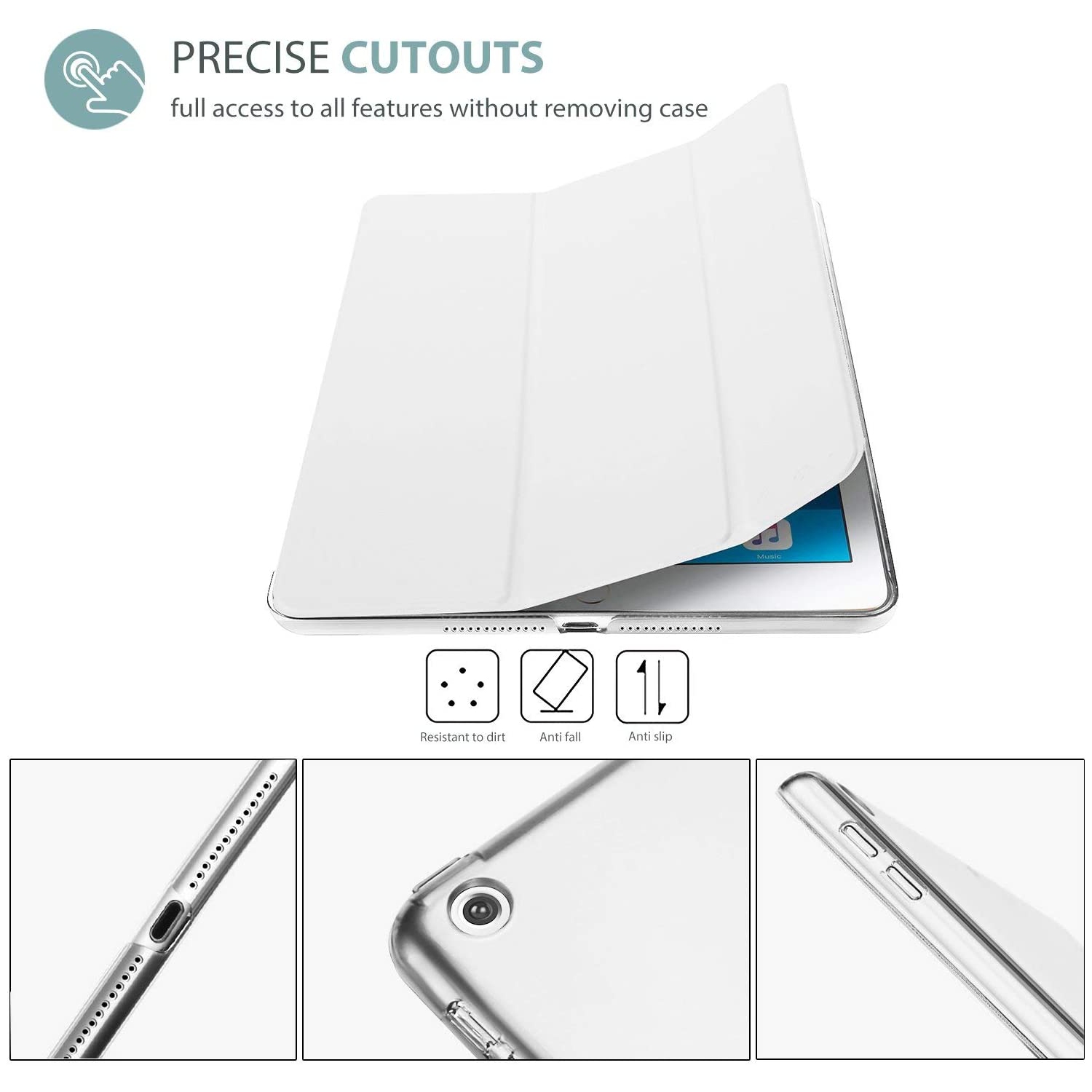 iPad 9.7 Case 2018 iPad 6th Generation / 2017 iPad 5th Generation Case - Ultra Slim Lightweight