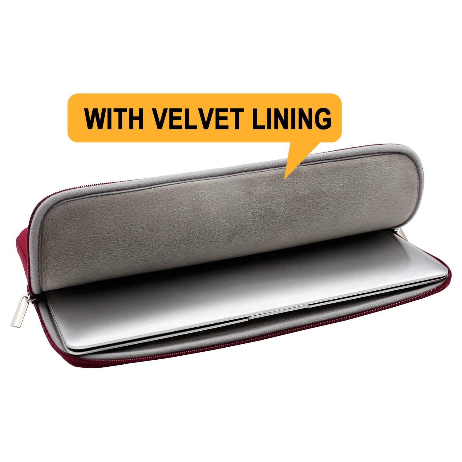 Housse pour portable de 15.6 po, sac souple à doublure duvetante avec pochette d’accessoires, compatible avec les imprimantes de Dell de 15,6 po