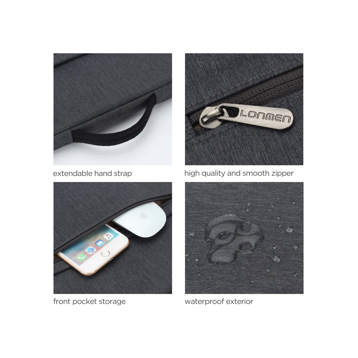 Housse résistante à l’eau pour portable de 15.6 po pour Flex 4/Yoga 720/330 321S de Lenovo