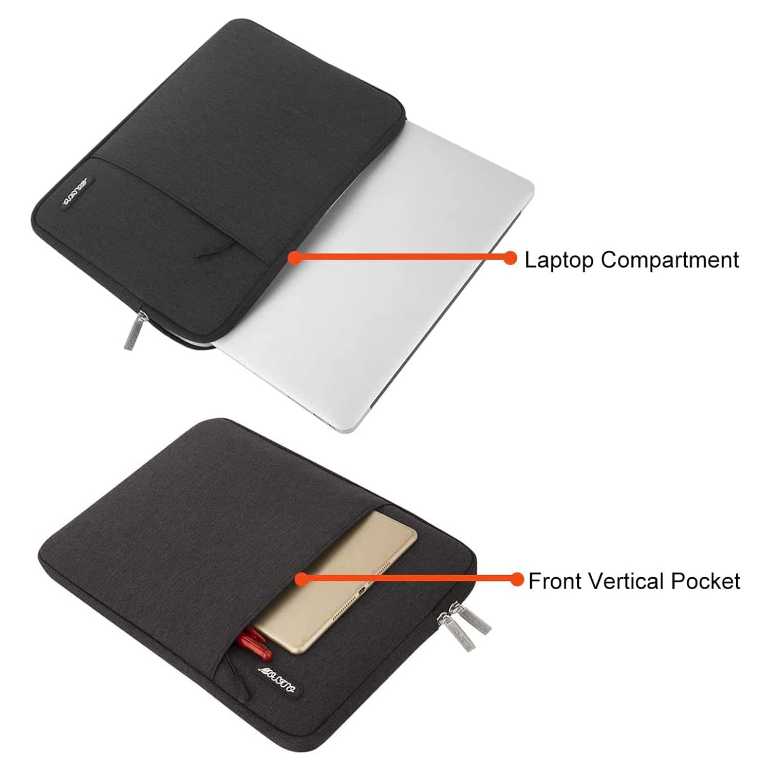 Laptop Sleeve Bag Compatible with MacBook Air 11, 11.6-12.3 inch Acer Chromebook R11/HP